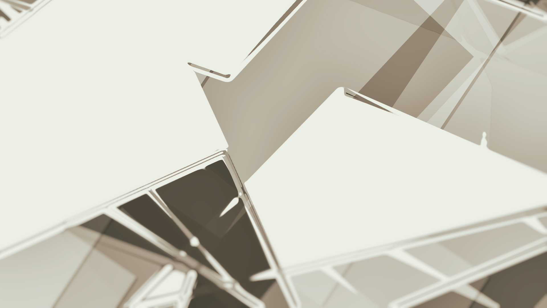 Abstract geometric shapes with sepia tones HD Wallpaper