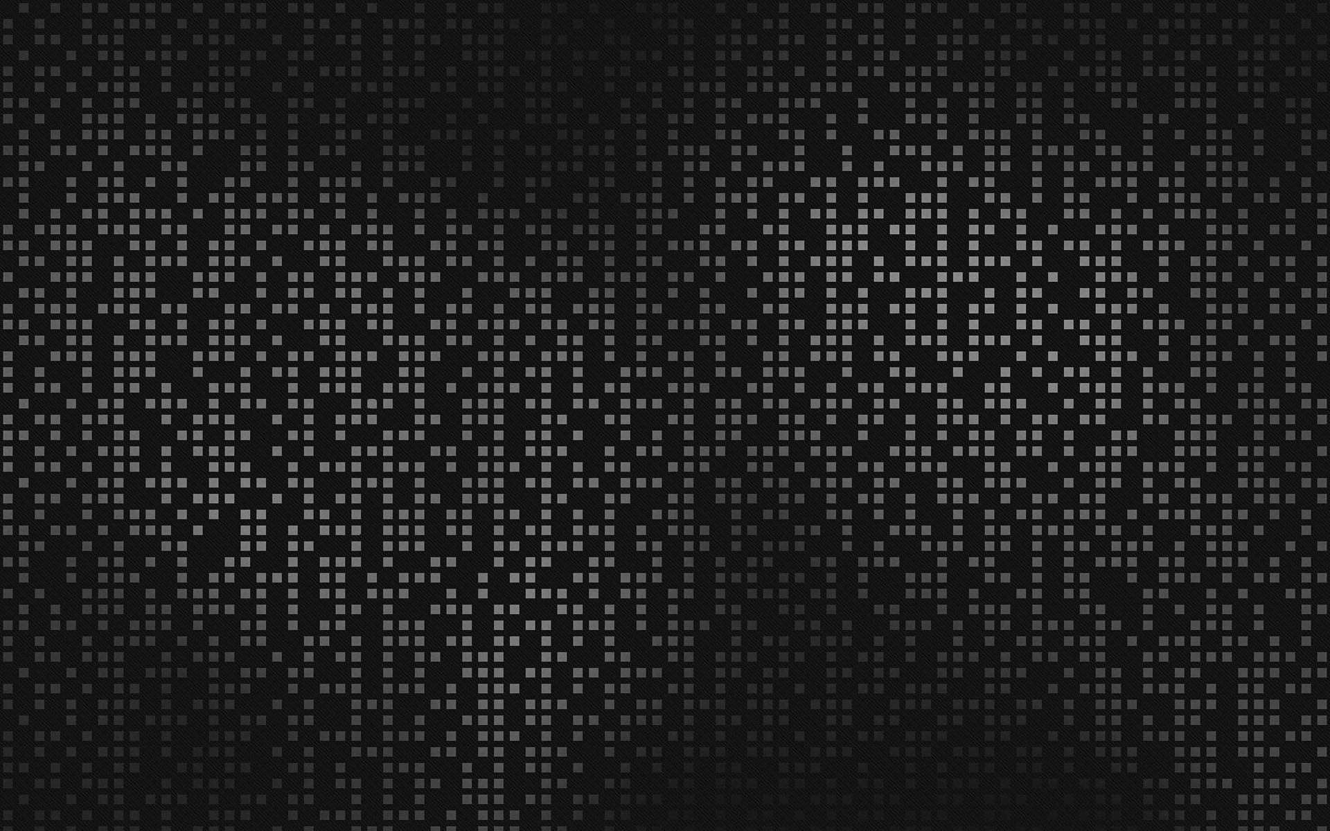 Dark background with a gradient of small squares HD Wallpaper
