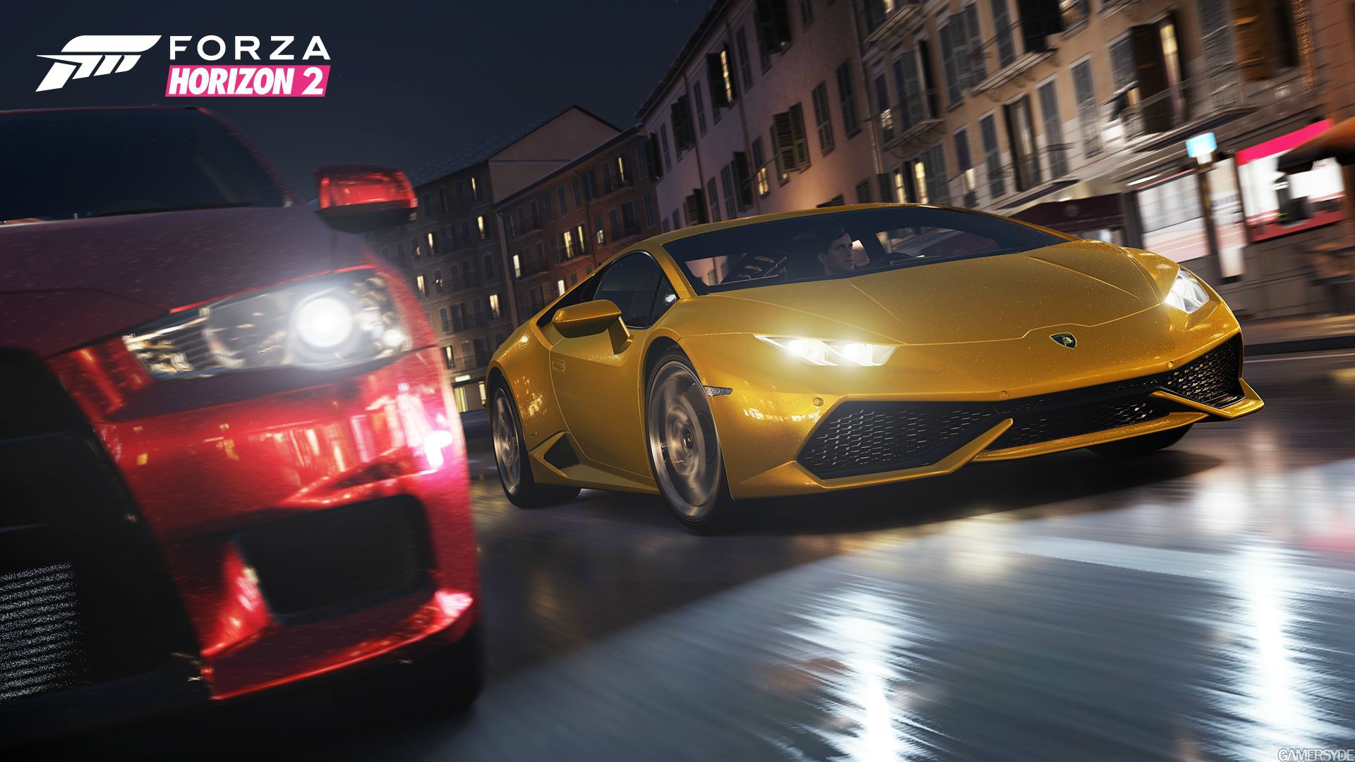 Forza Horizon 2 cars racing at night HD Wallpaper