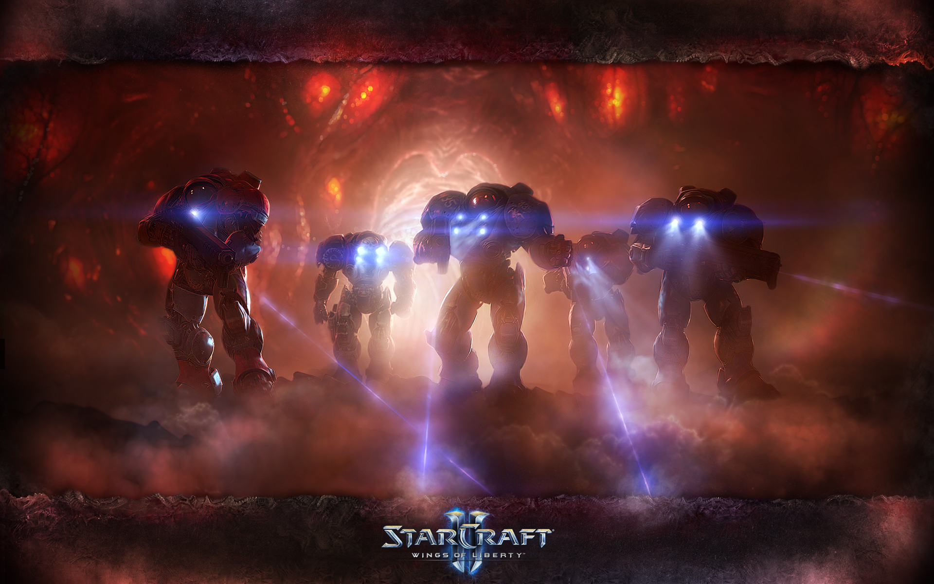 StarCraft II: Wings of Liberty Marines HD Wallpaper