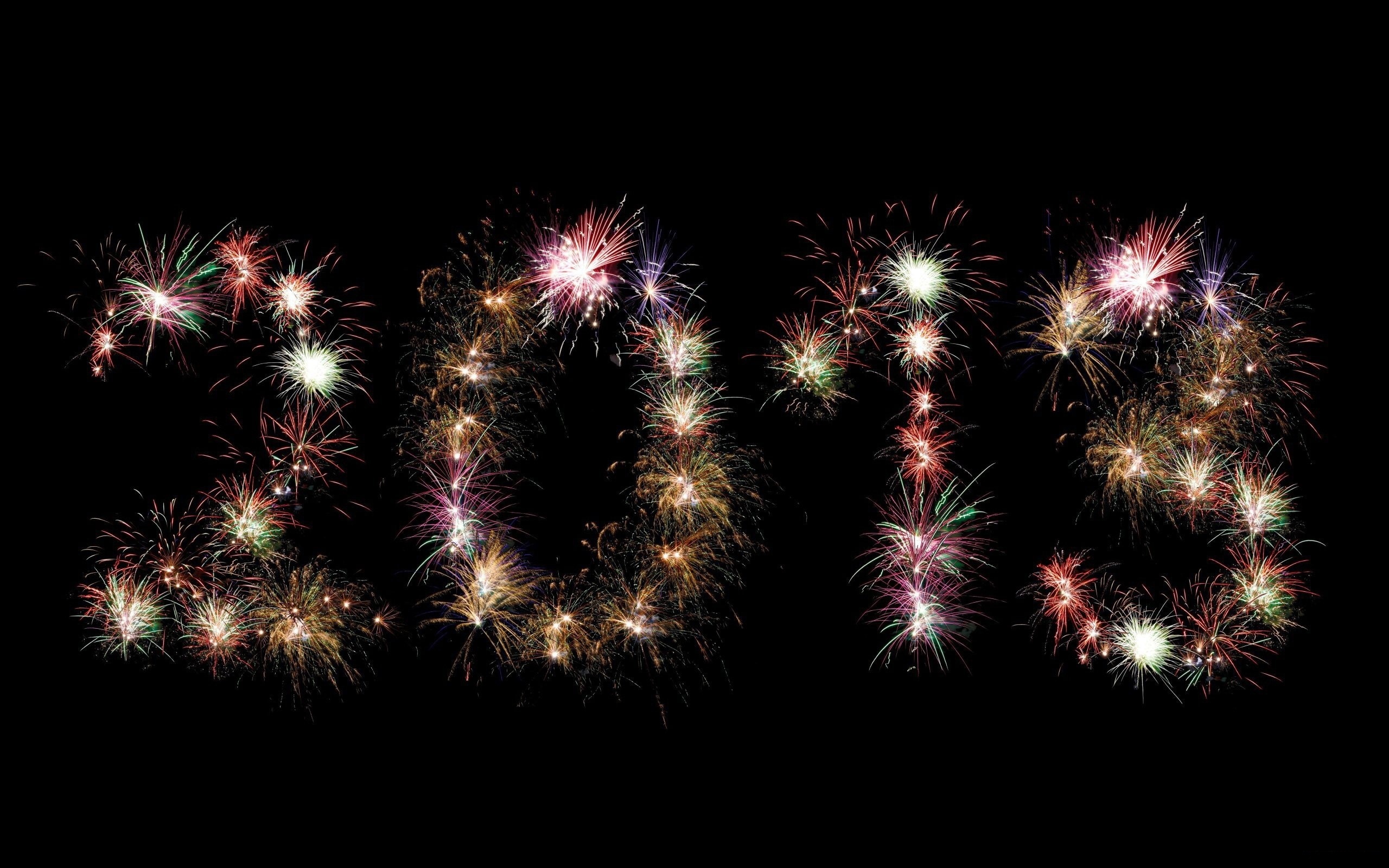 New Year 2013 Fireworks Display HD Wallpaper