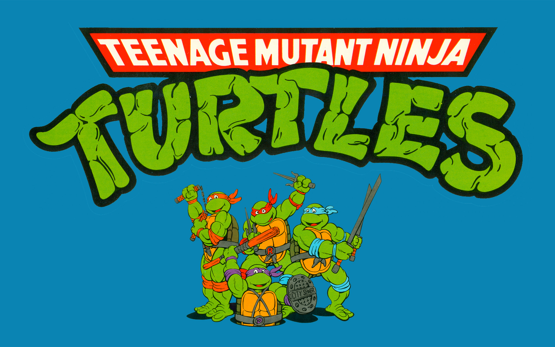 Teenage Mutant Ninja Turtles Logo HD Wallpaper