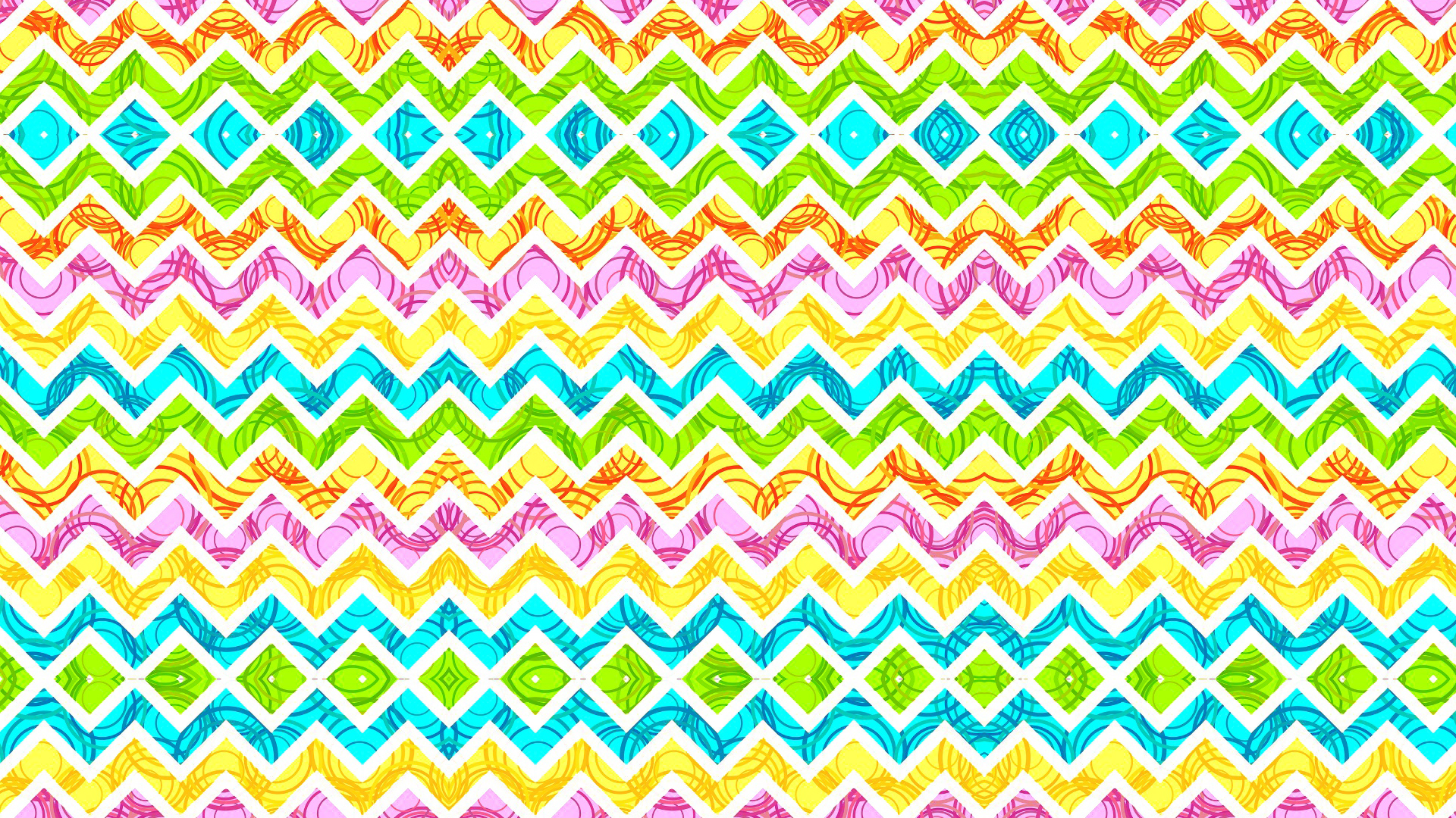 Abstract Colorful Geometric Digital Art HD Wallpaper