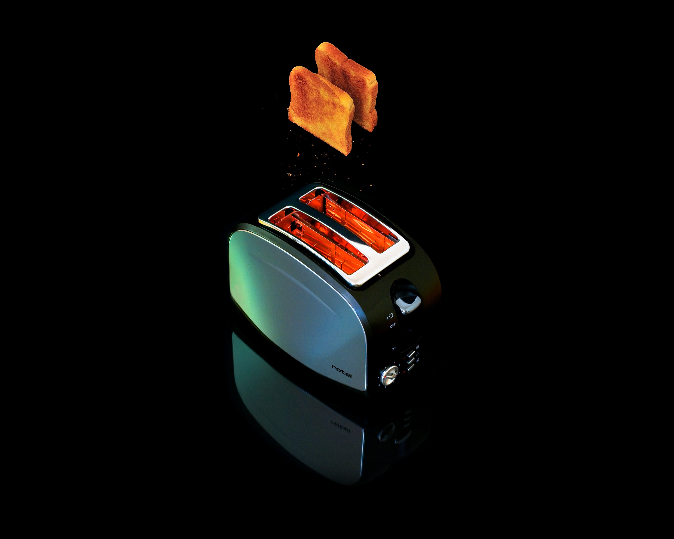Rotel Toaster with Toast HD Wallpaper