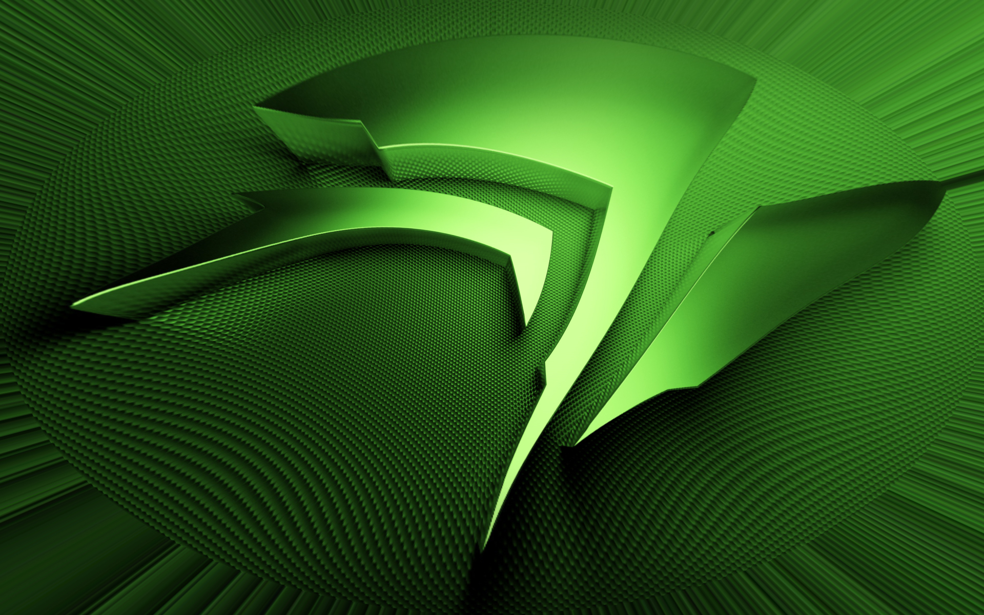 Nvidia Logo Abstract Green Design HD Wallpaper