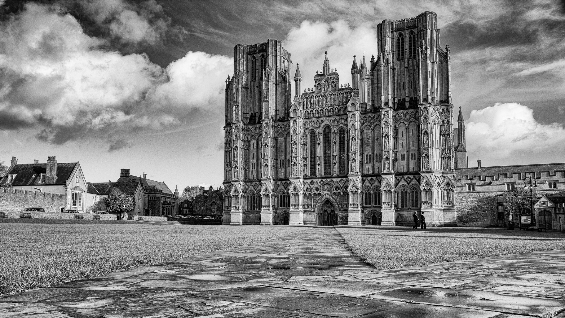 Wells Cathedral HD Wallpaper