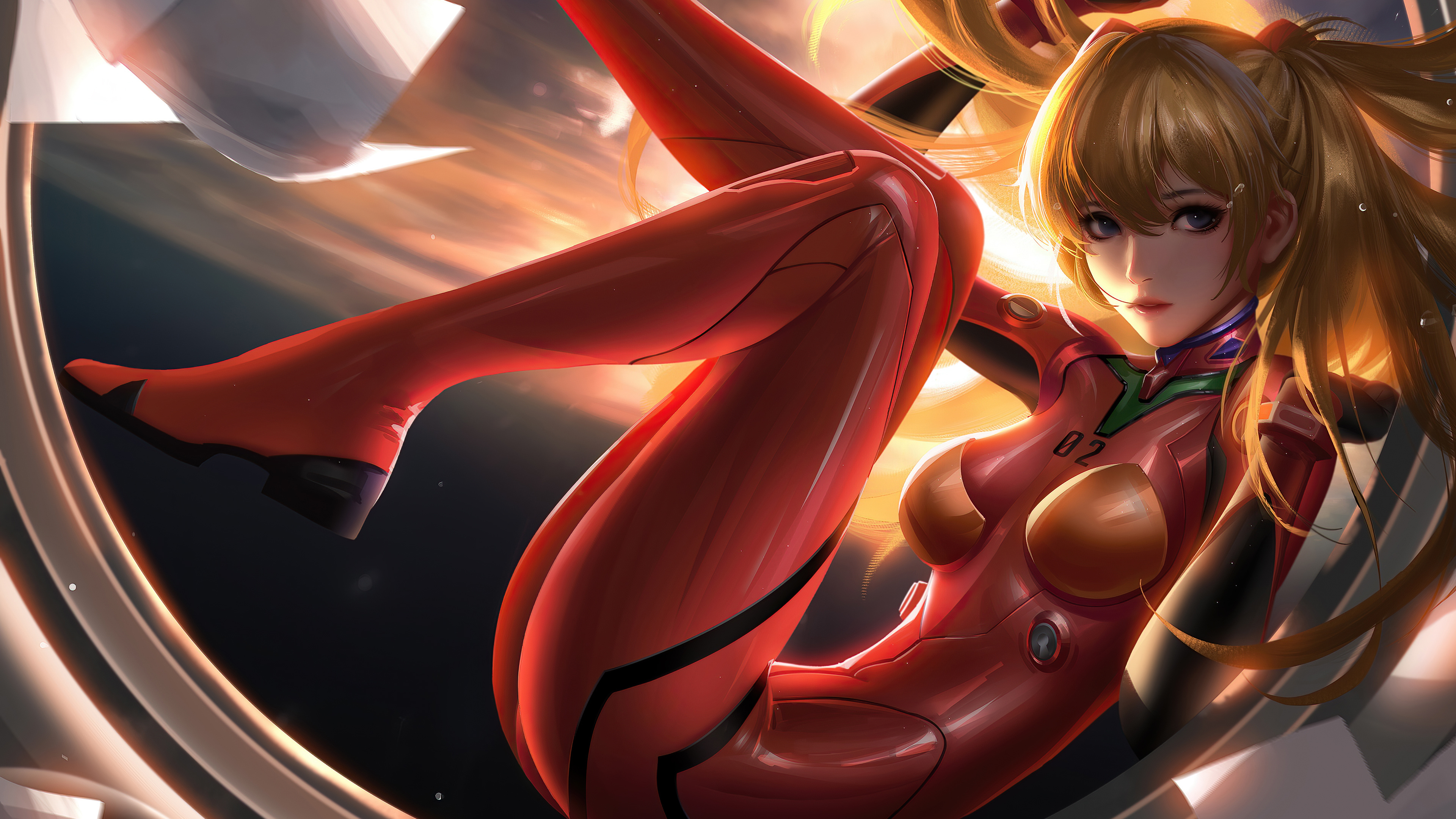 Asuka, Evangelion, 4K HD Wallpaper