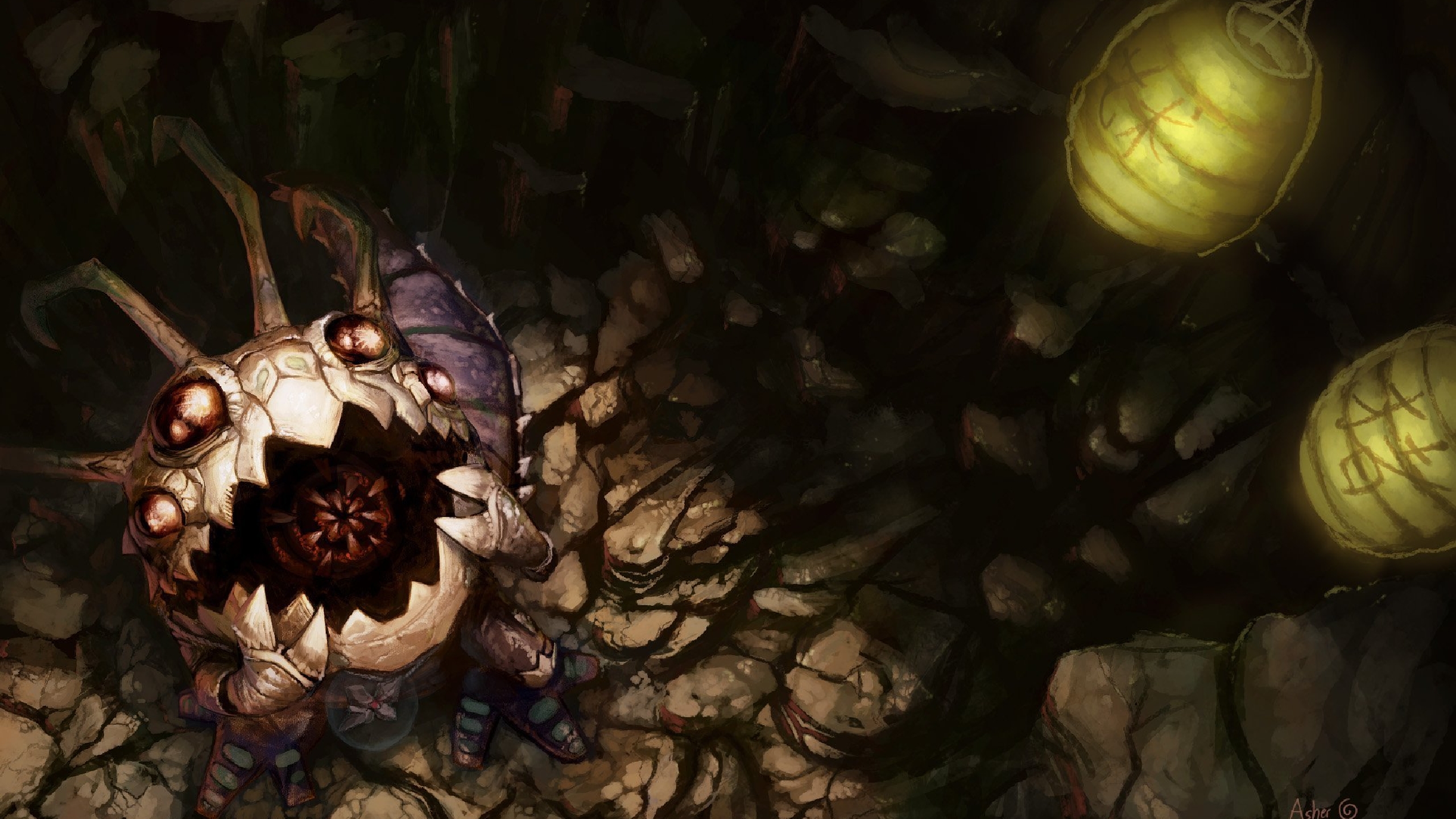 Kog'Maw from League of Legends HD Wallpaper