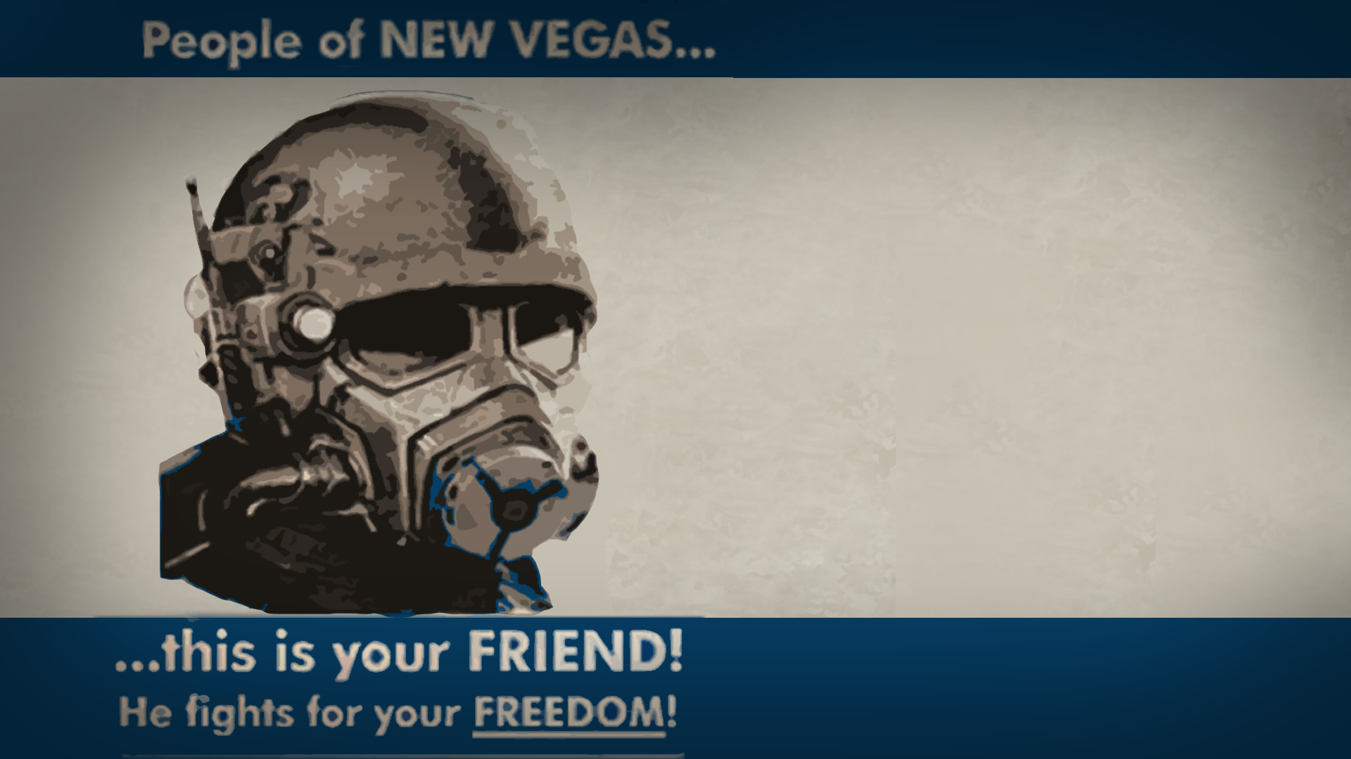 NCR Ranger helmet from Fallout: New Vegas HD Wallpaper