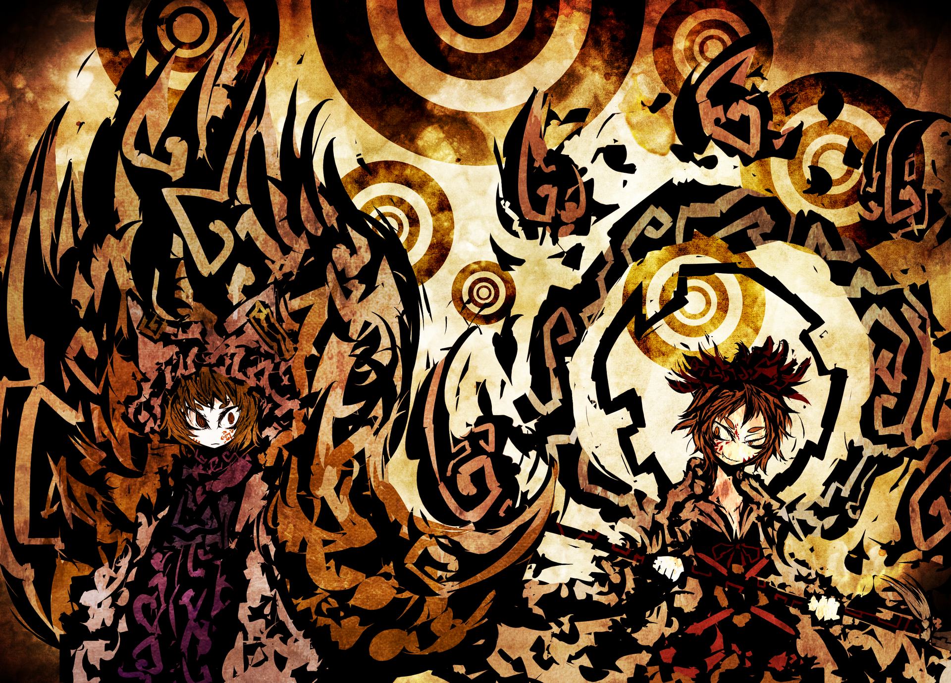 Ran Yakumo and Shou Toramaru HD Wallpaper