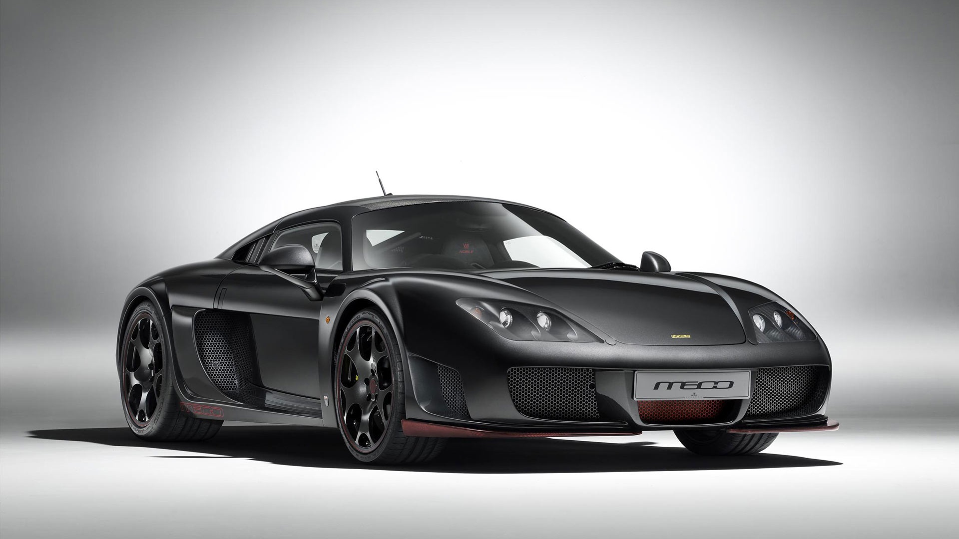Black Noble M600 sports car HD Wallpaper