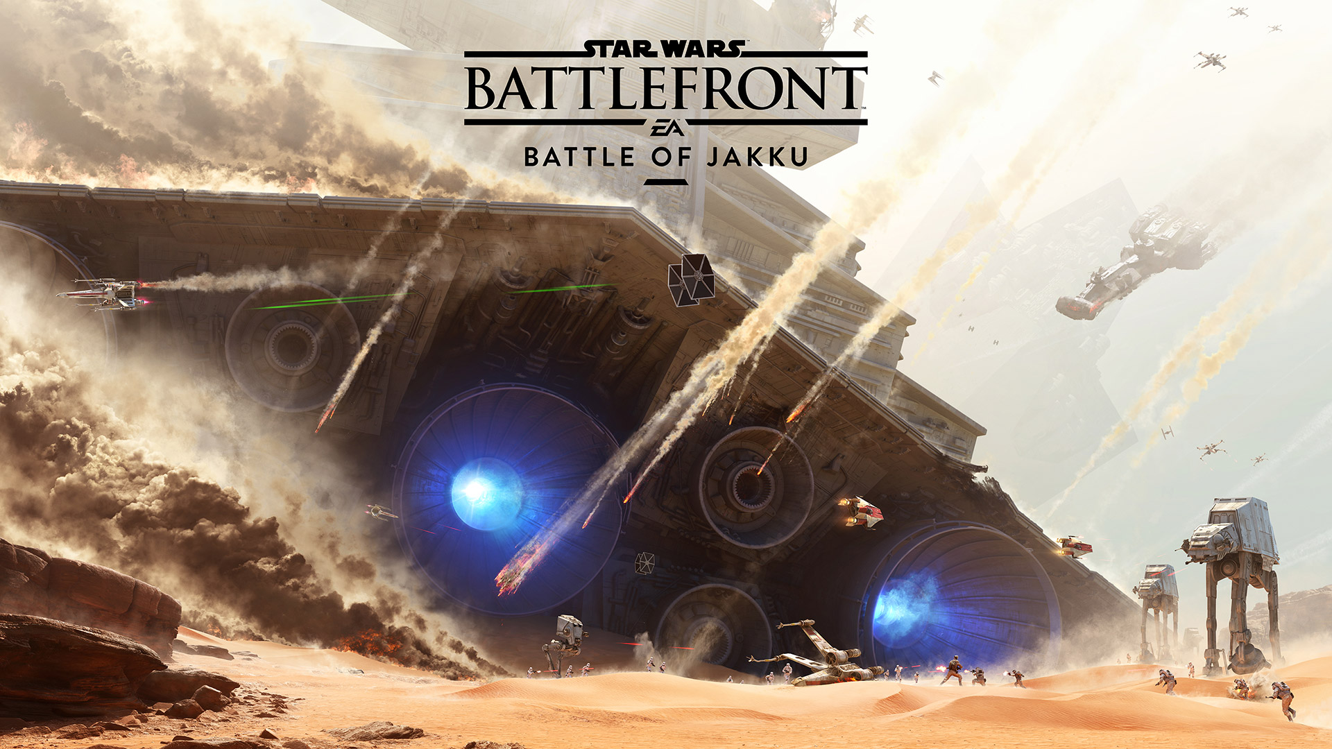 Star Wars: Battlefront EA Battle of Jakku HD Wallpaper