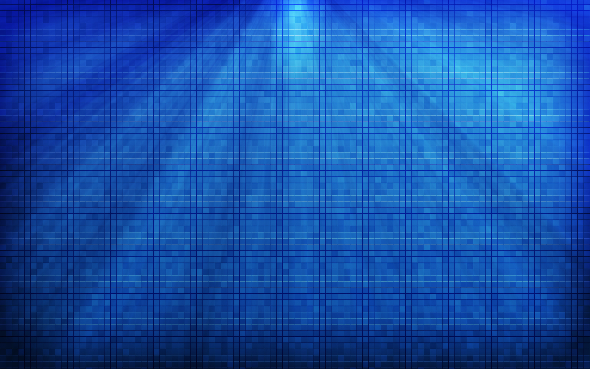 Blue mosaic pattern with light rays HD Wallpaper