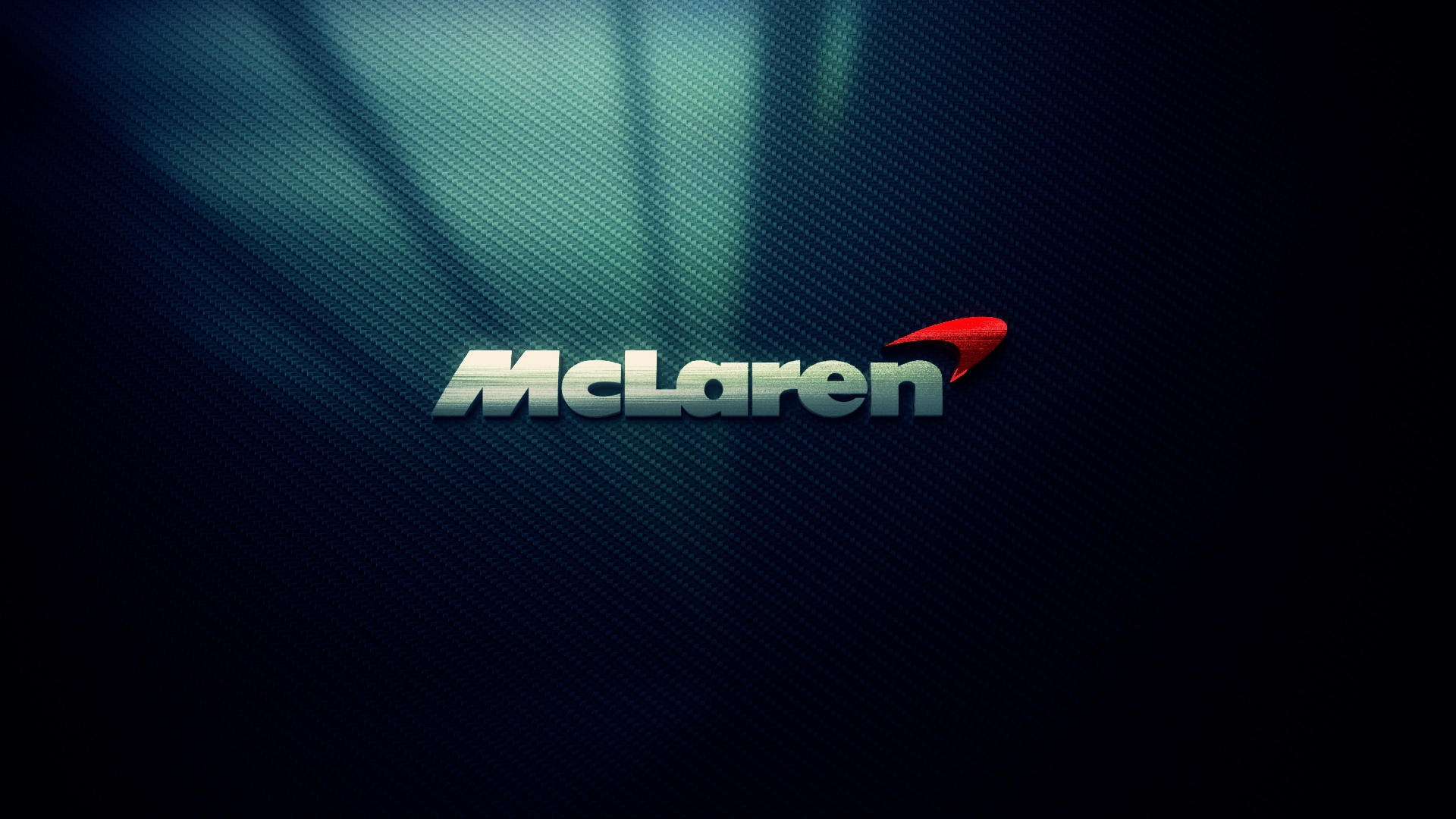 McLaren logo on a dark textured background HD Wallpaper