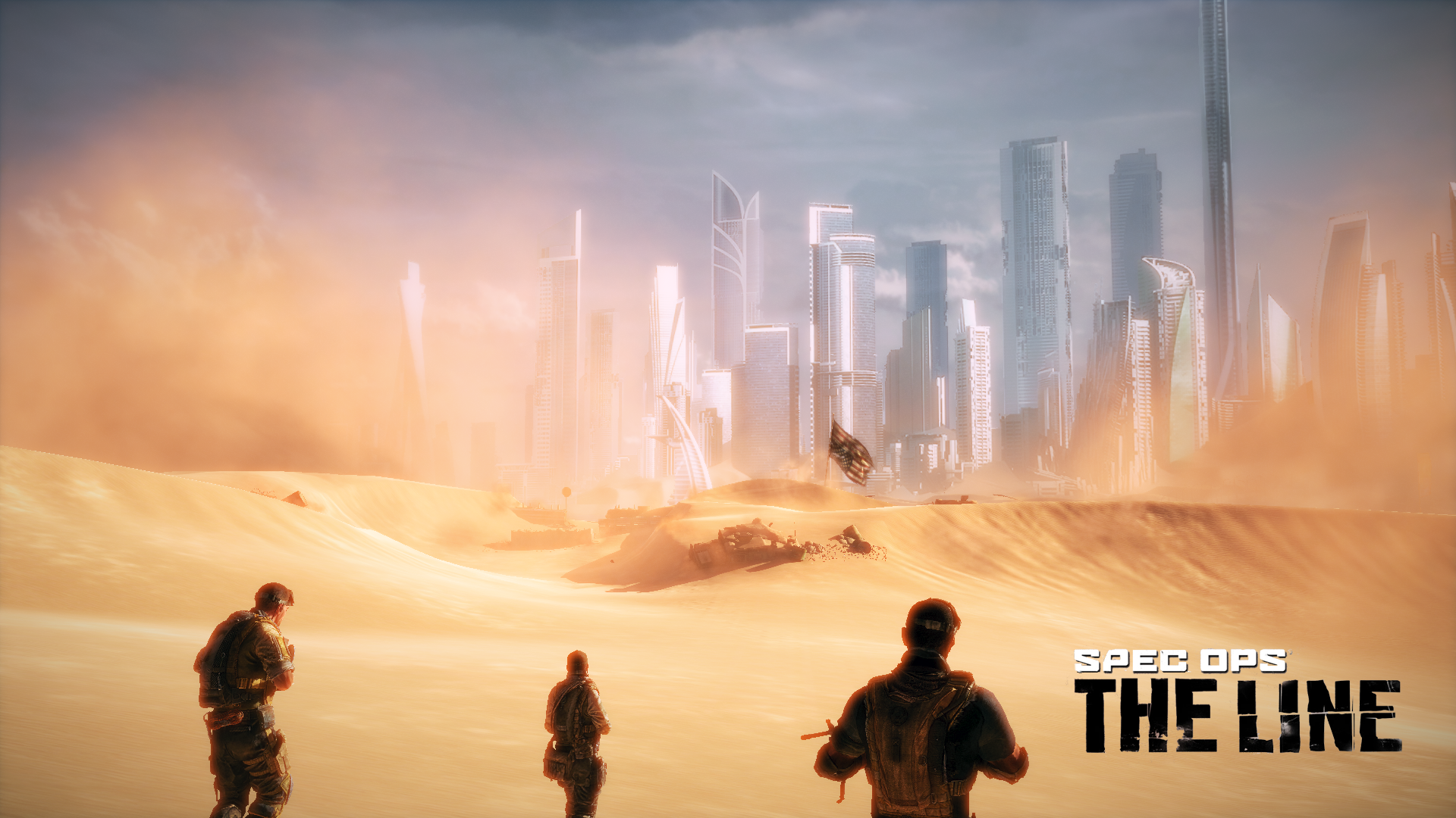 Spec Ops The Line Desert Cityscape HD Wallpaper