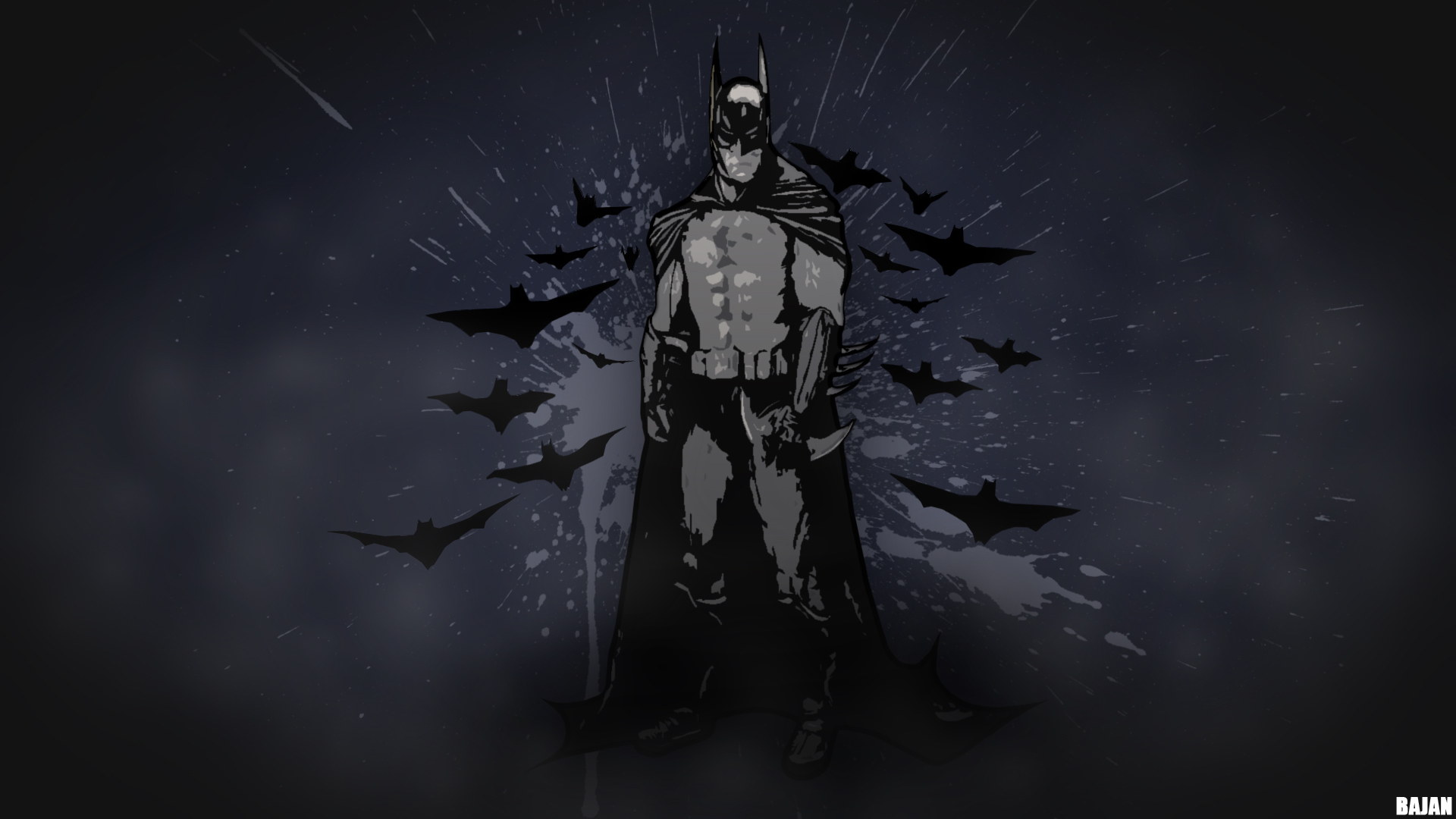 Batman from Comics Fan Art HD Wallpaper