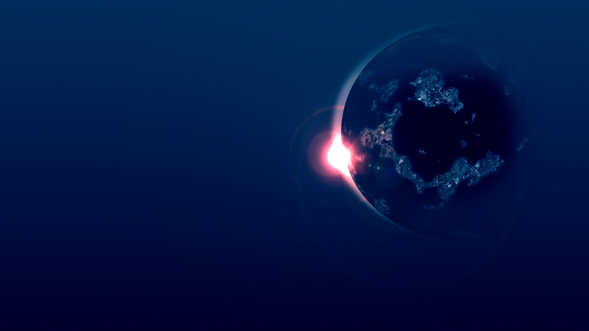 Sci Fi Planet Sunrise HD Wallpaper