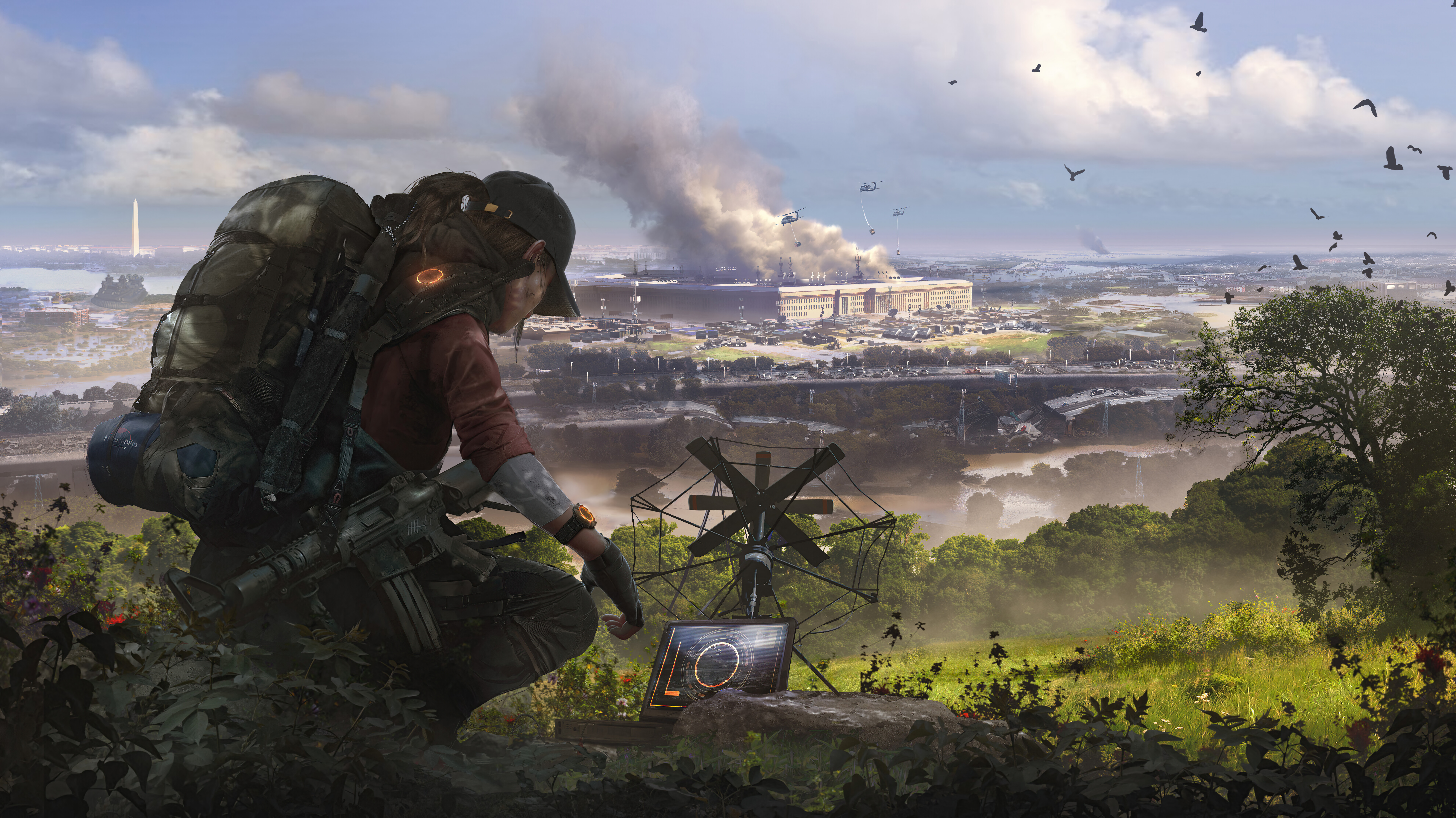 The Division 2 Washington D.C. Artwork HD Wallpaper