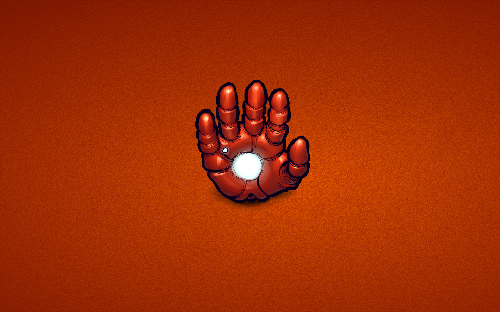 Iron Man's Arc Reactor Hand HD Wallpaper