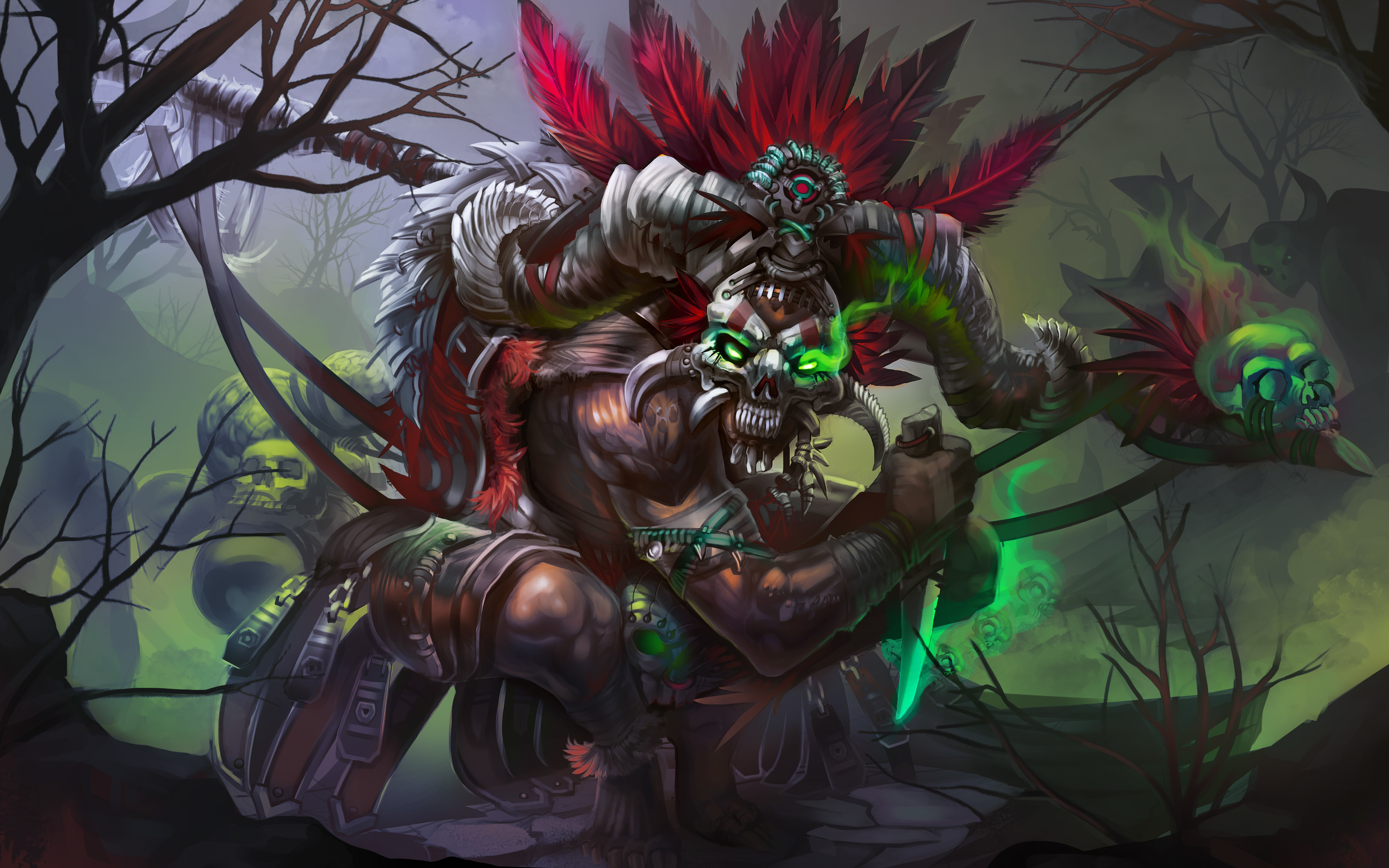 Witch Doctor from Diablo III HD Wallpaper