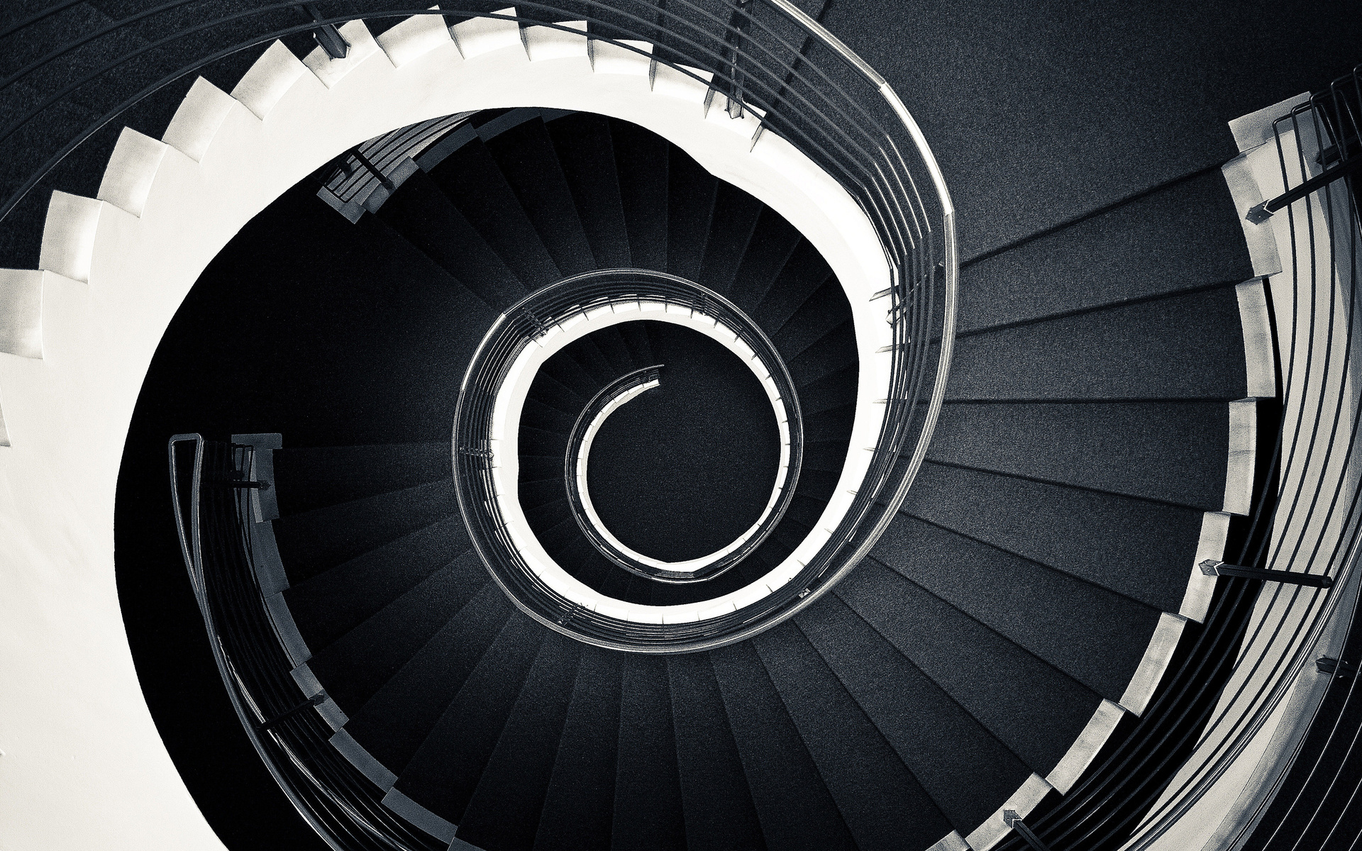 Spiral Staircase HD Wallpaper