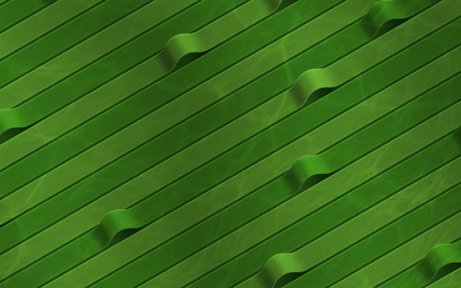 Green diagonal stripes with wavy texture HD Wallpaper
