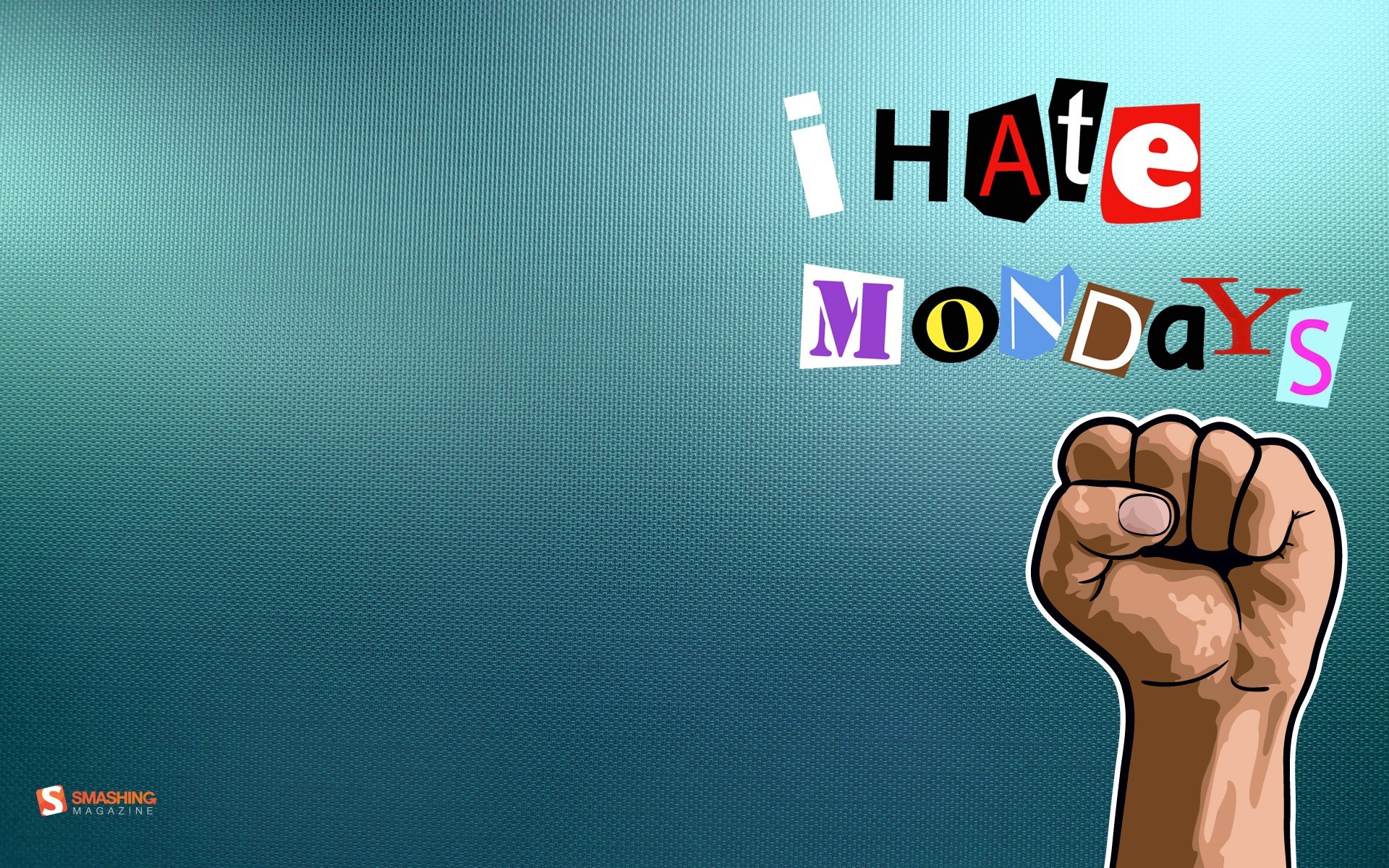 I Hate Mondays Smashing Magazine HD Wallpaper