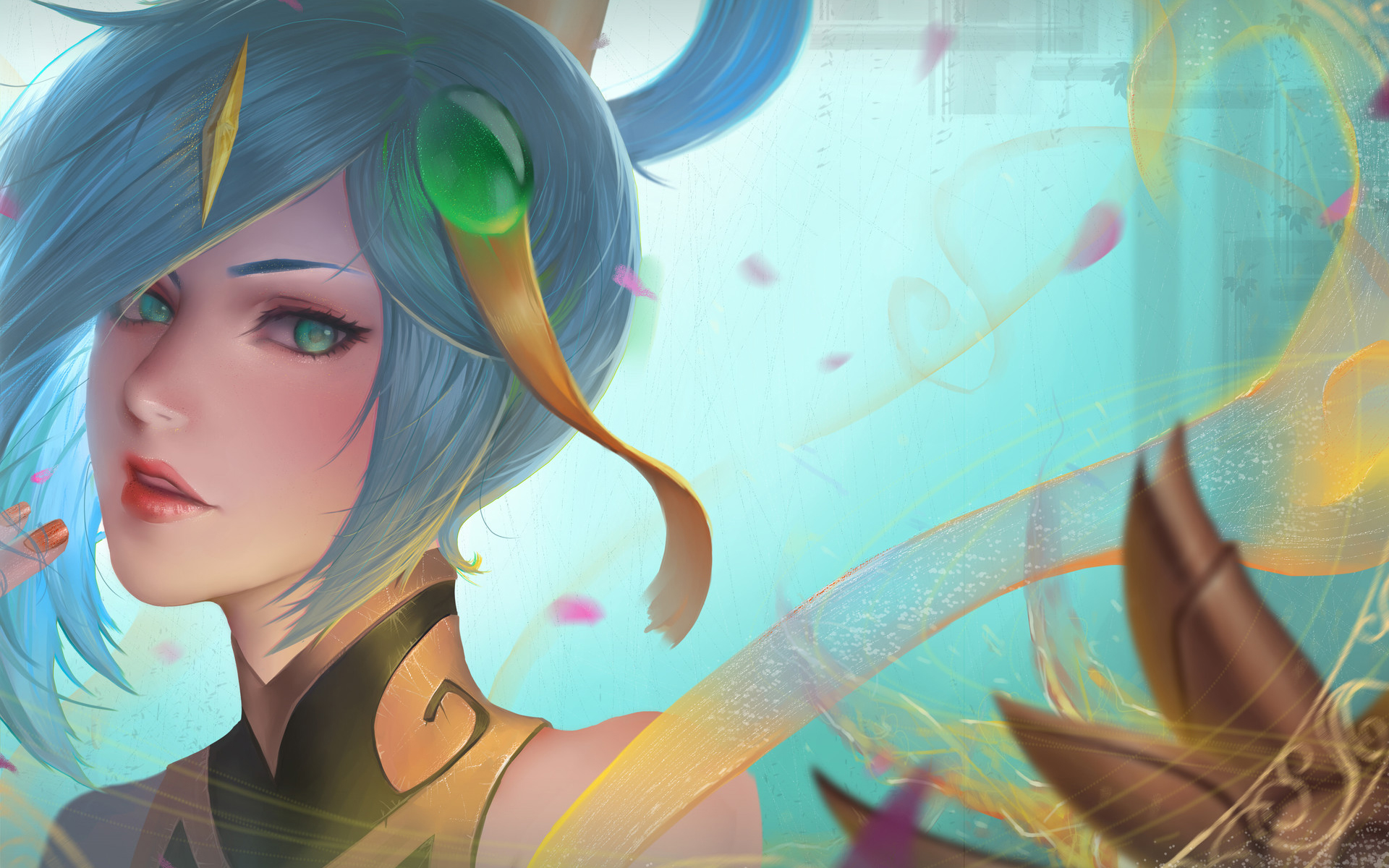 Lux from League of Legends HD Wallpaper