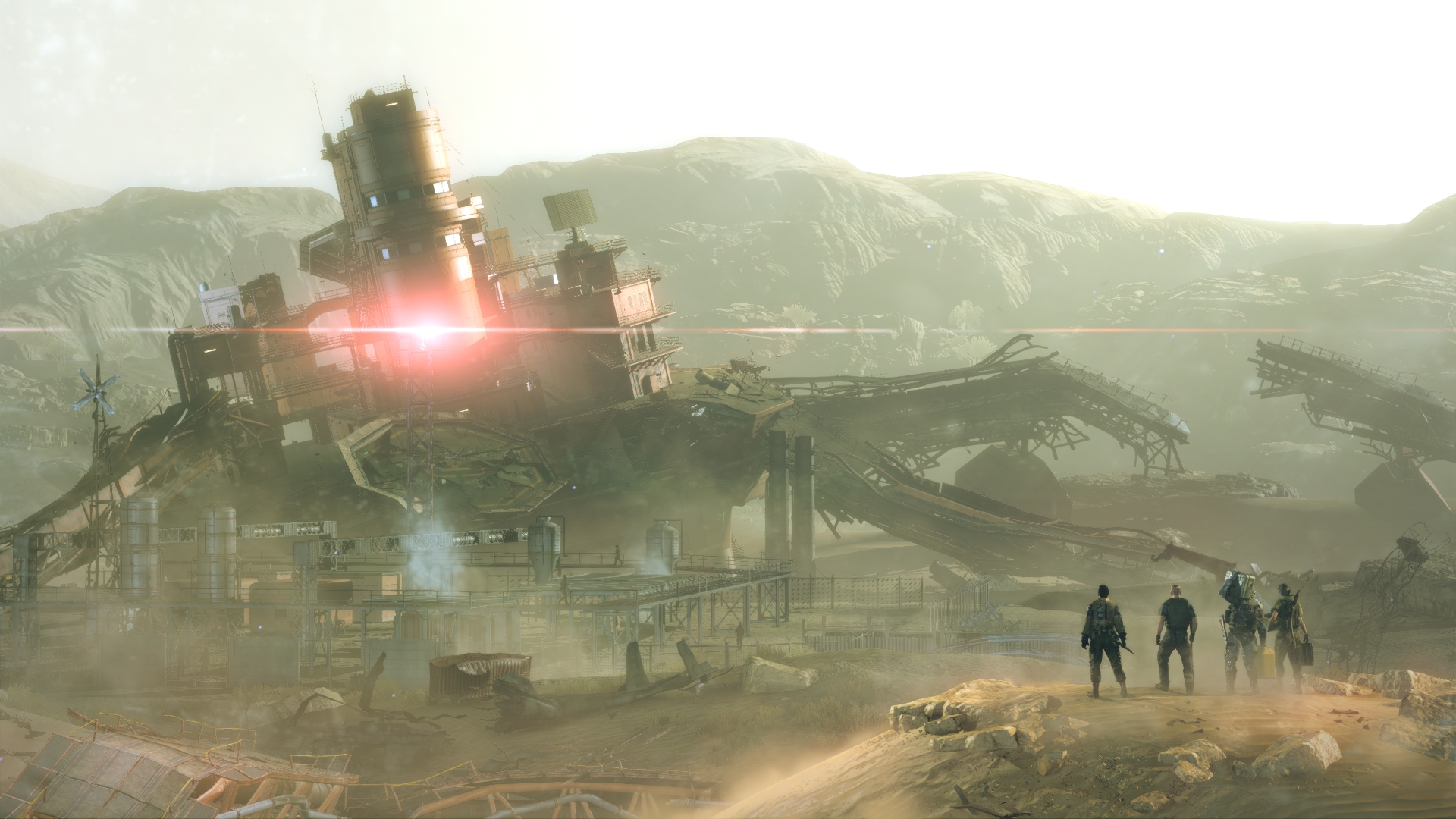Metal Gear Survive post-apocalyptic landscape HD Wallpaper