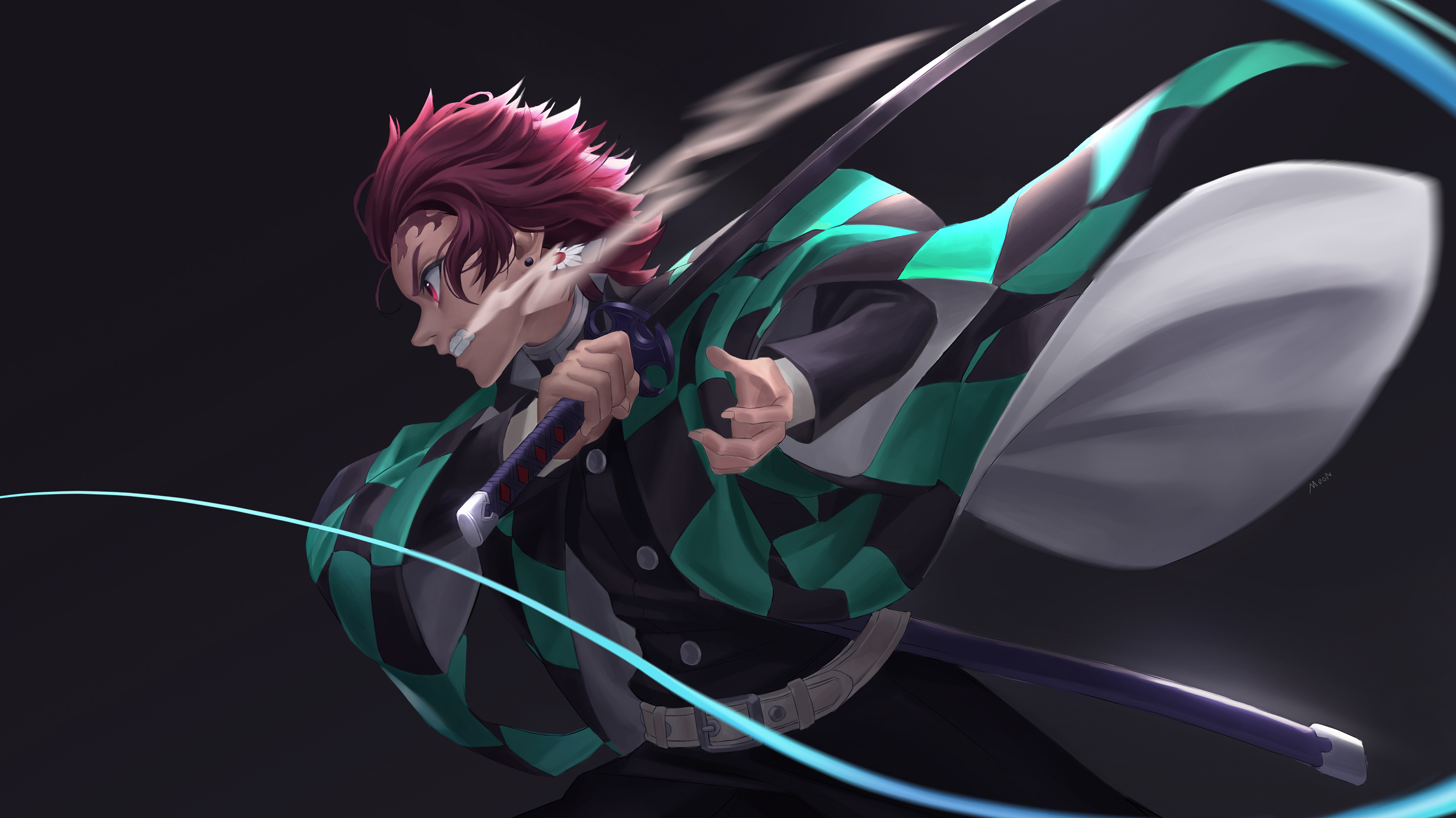 Tanjiro, Kimetsu no Yaiba, 4K HD Wallpaper