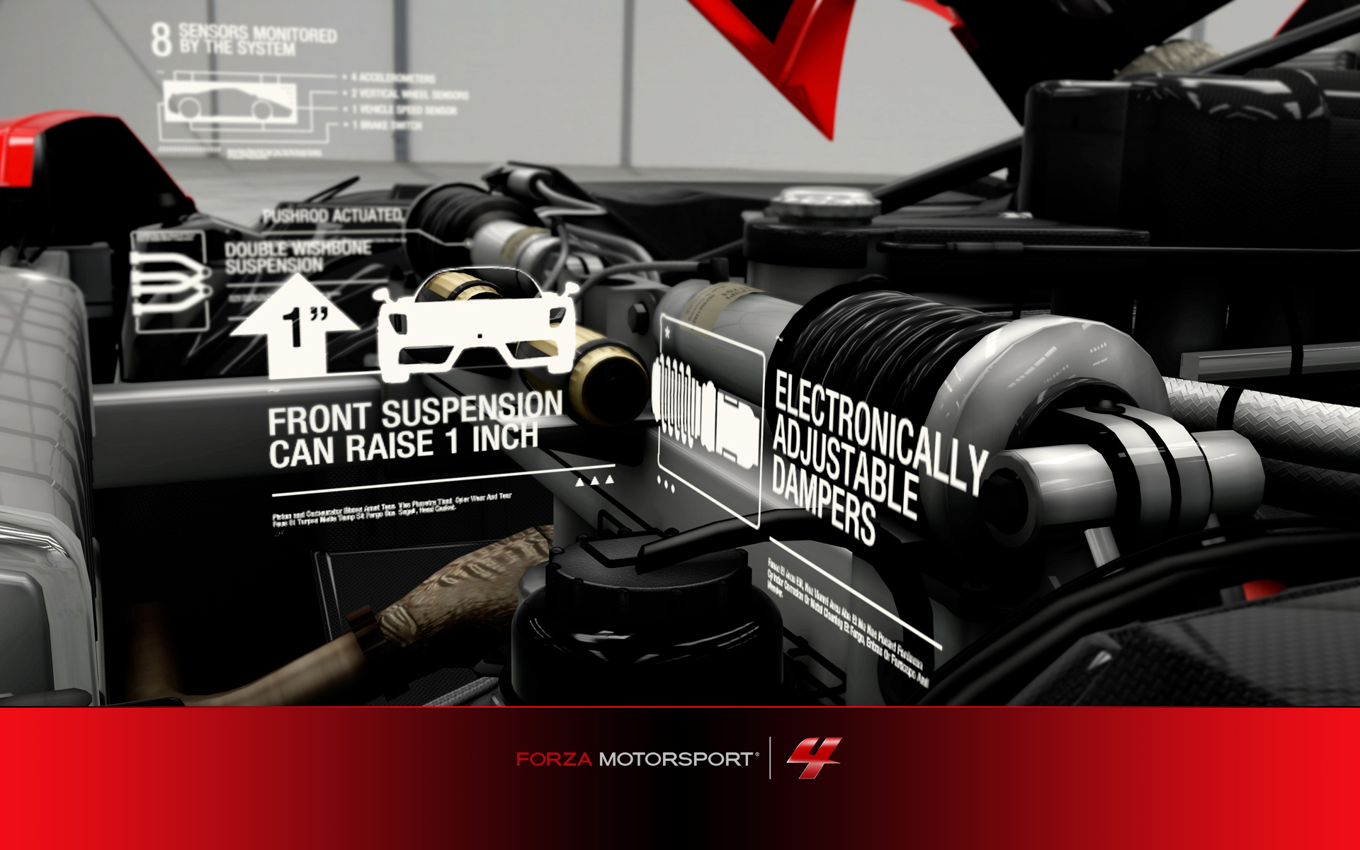 Forza Motorsport 4 Car Suspension System HD Wallpaper