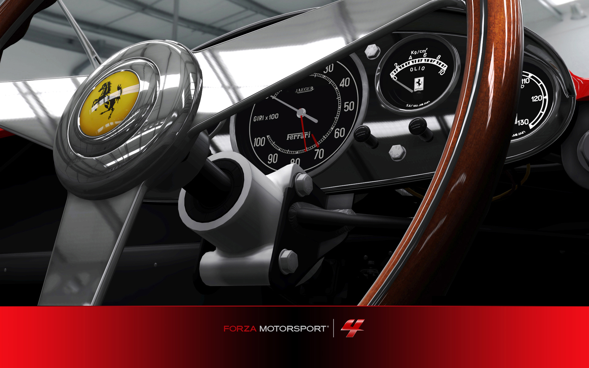 Forza Motorsport 4 Ferrari Dashboard HD Wallpaper