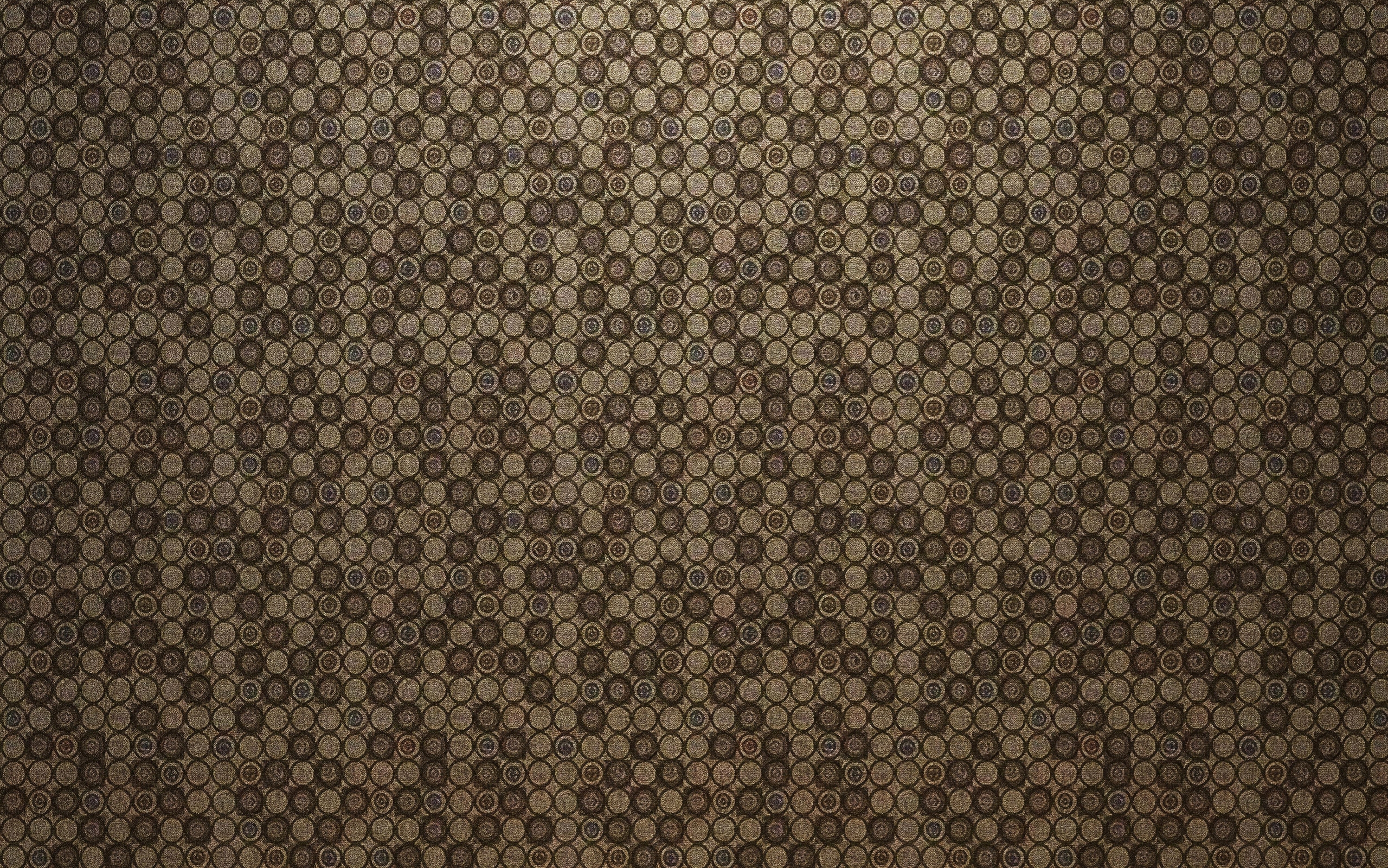 Brown and beige circular pattern 2560x1600 HD Wallpaper