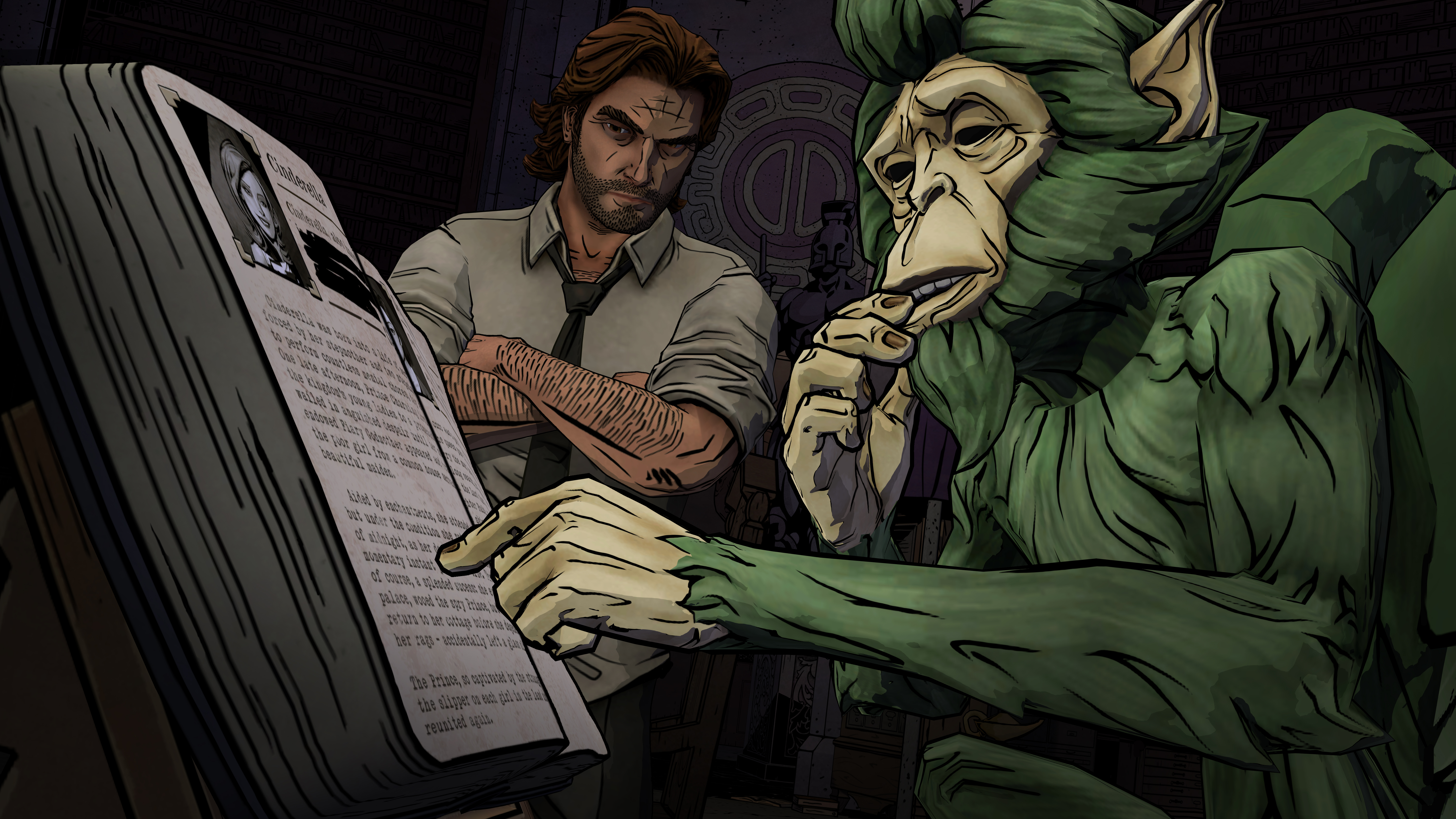 Bigby Wolf and Toad from The Wolf Among Us HD Wallpaper