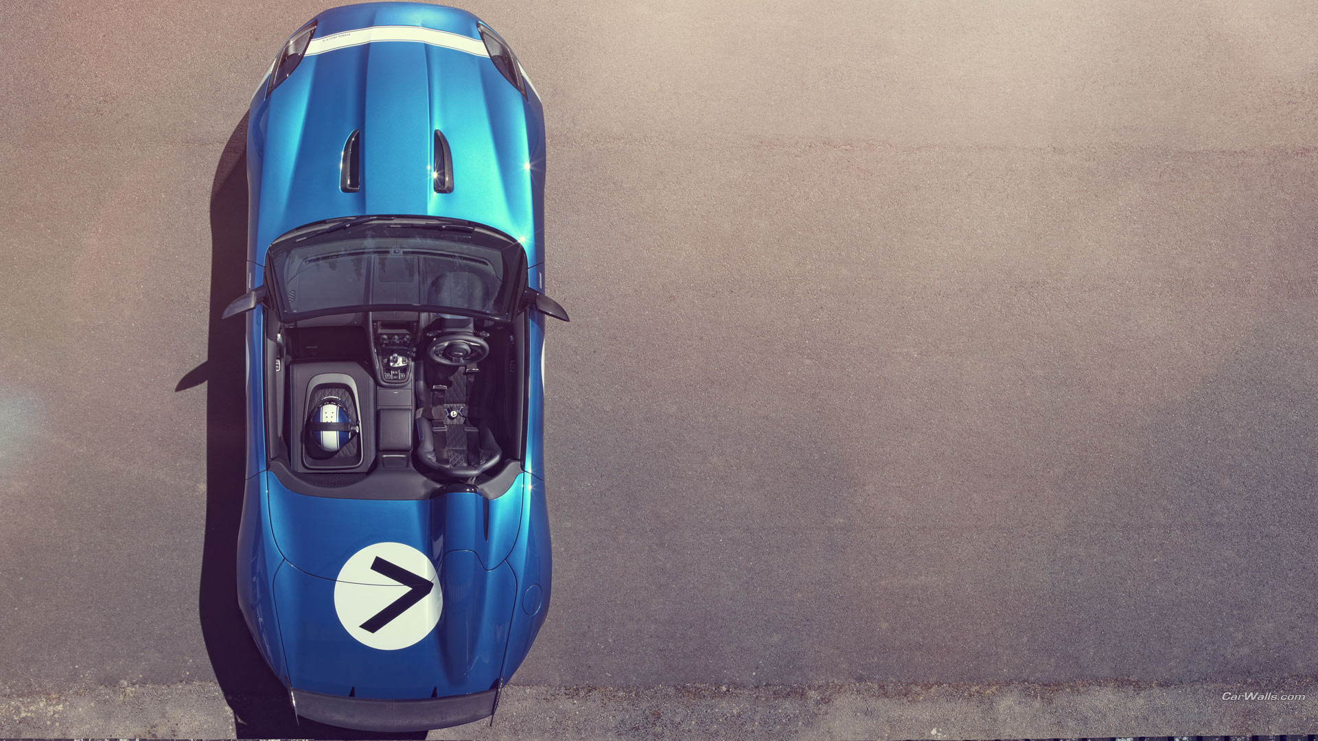 2013 Jaguar Project 7 Concept from above HD Wallpaper
