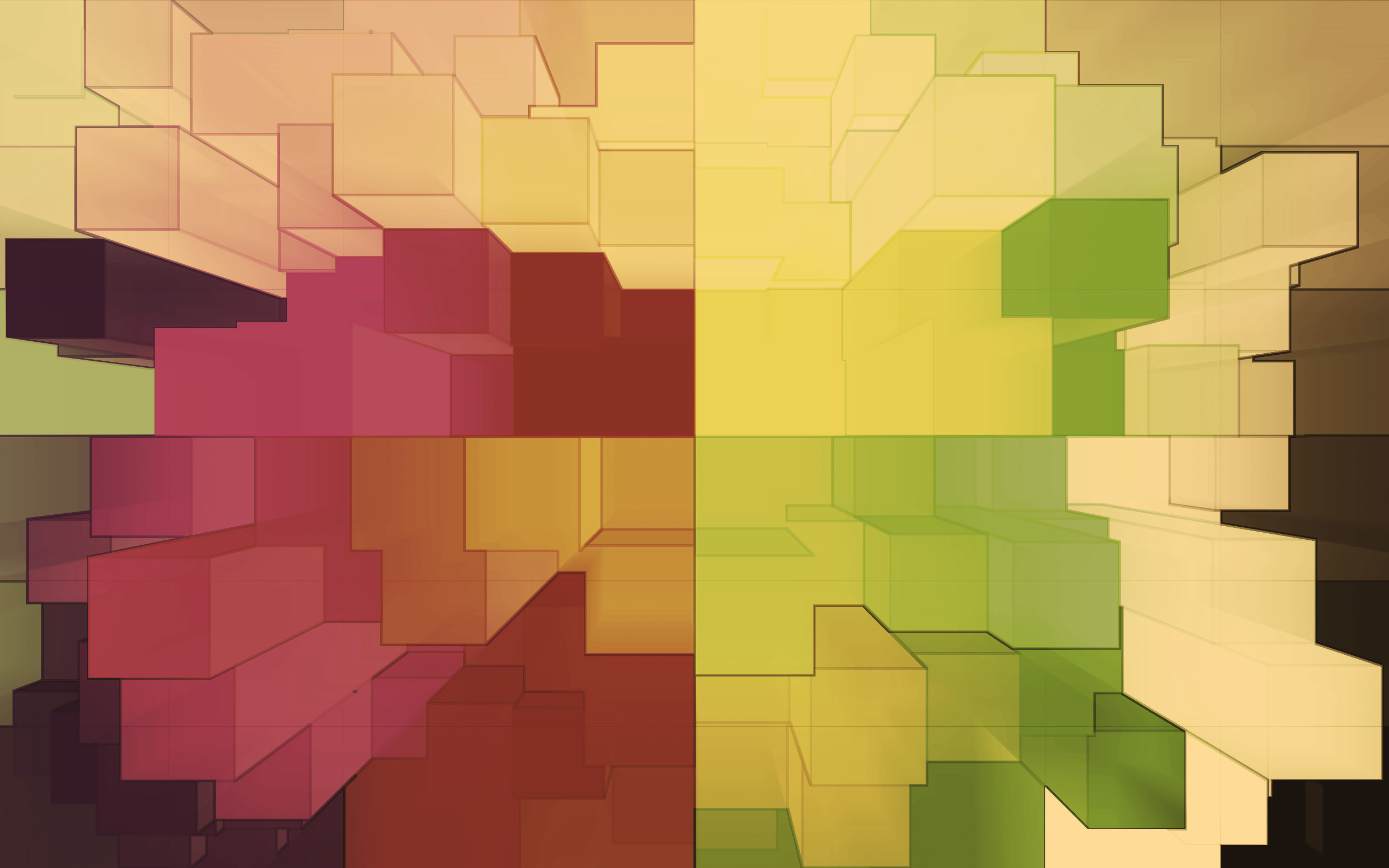 Abstract geometric extrusion art HD Wallpaper