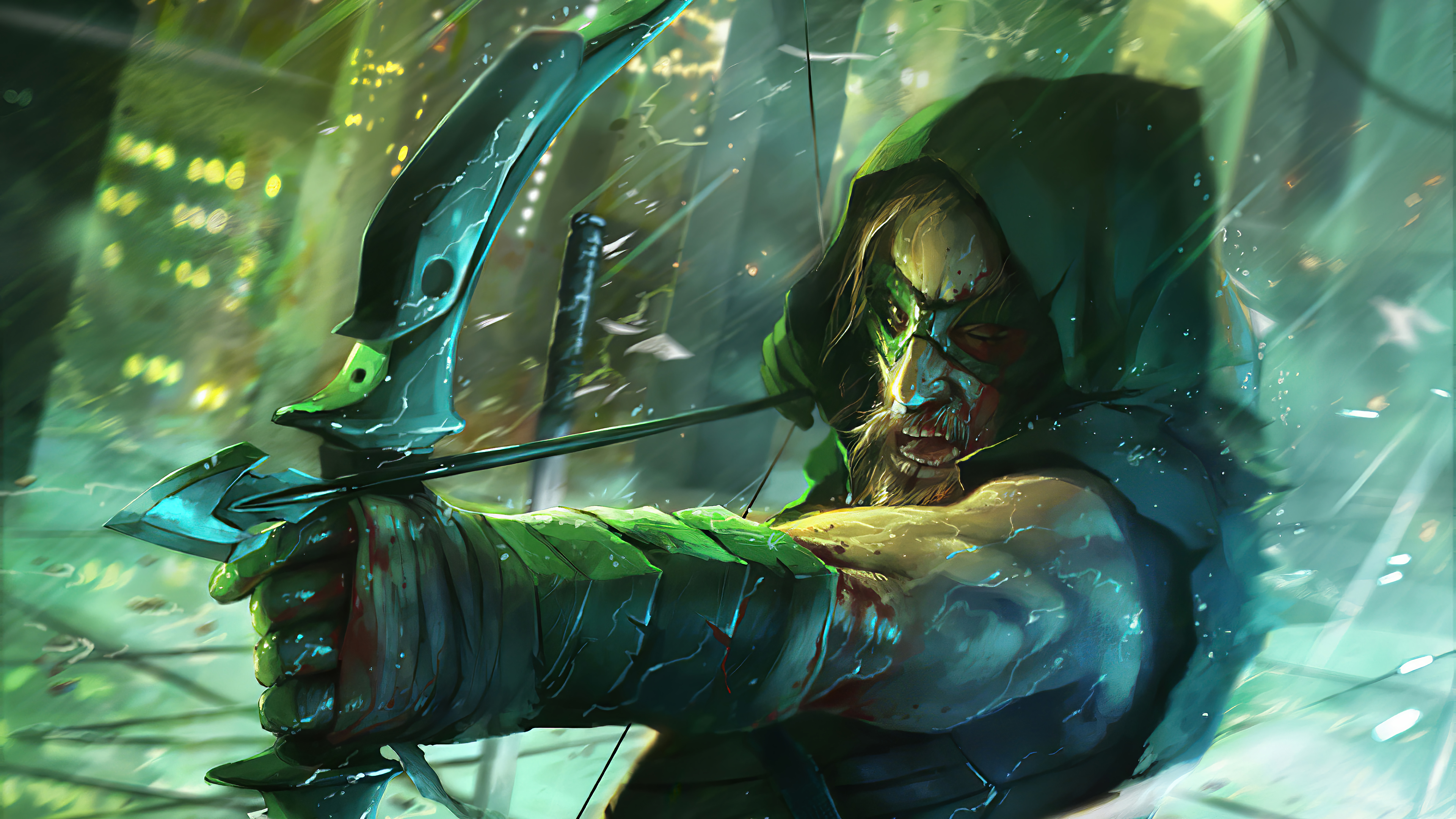 Green Arrow from DC 4K HD Wallpaper