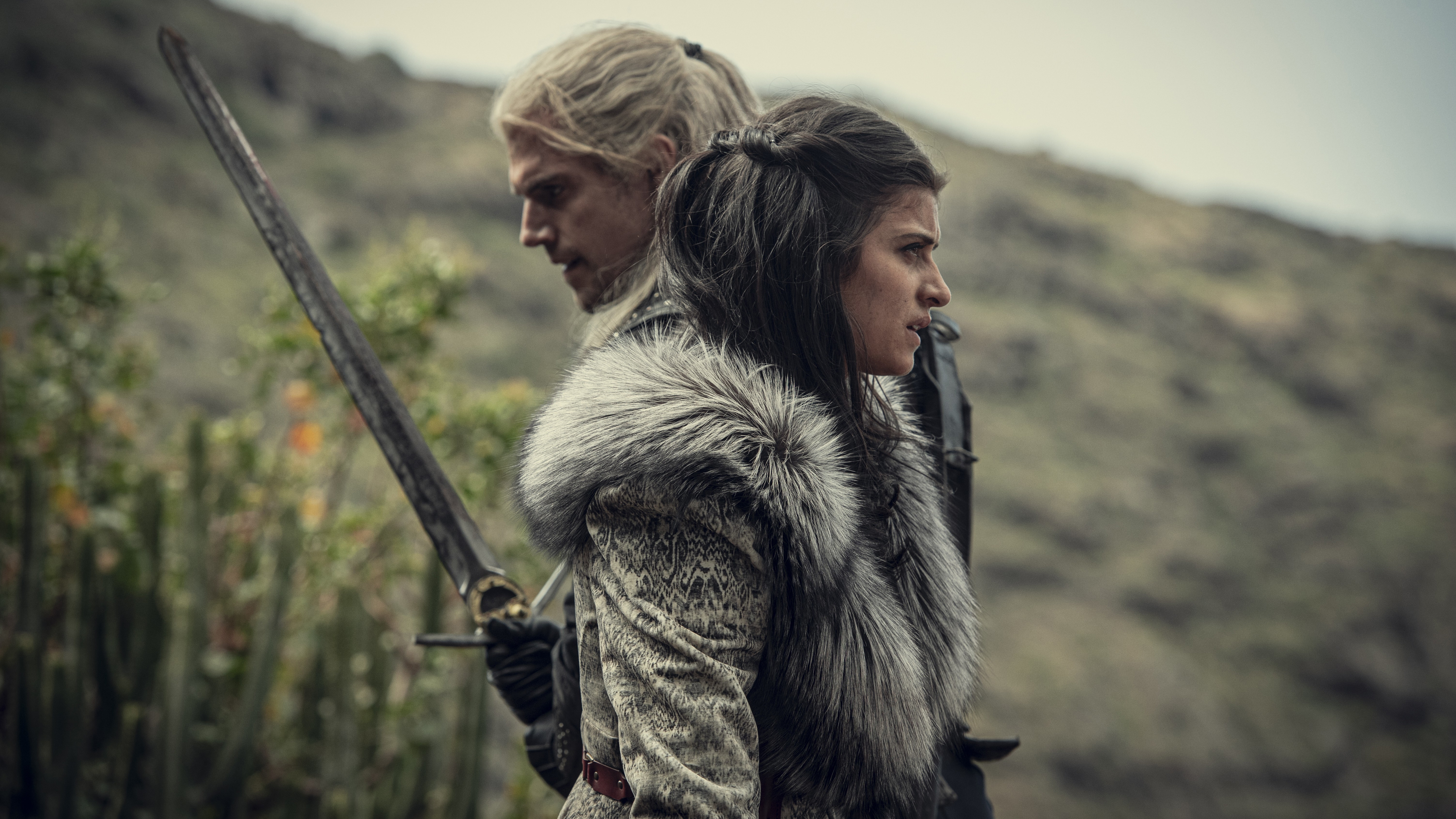 Geralt and Yennefer from The Witcher HD Wallpaper