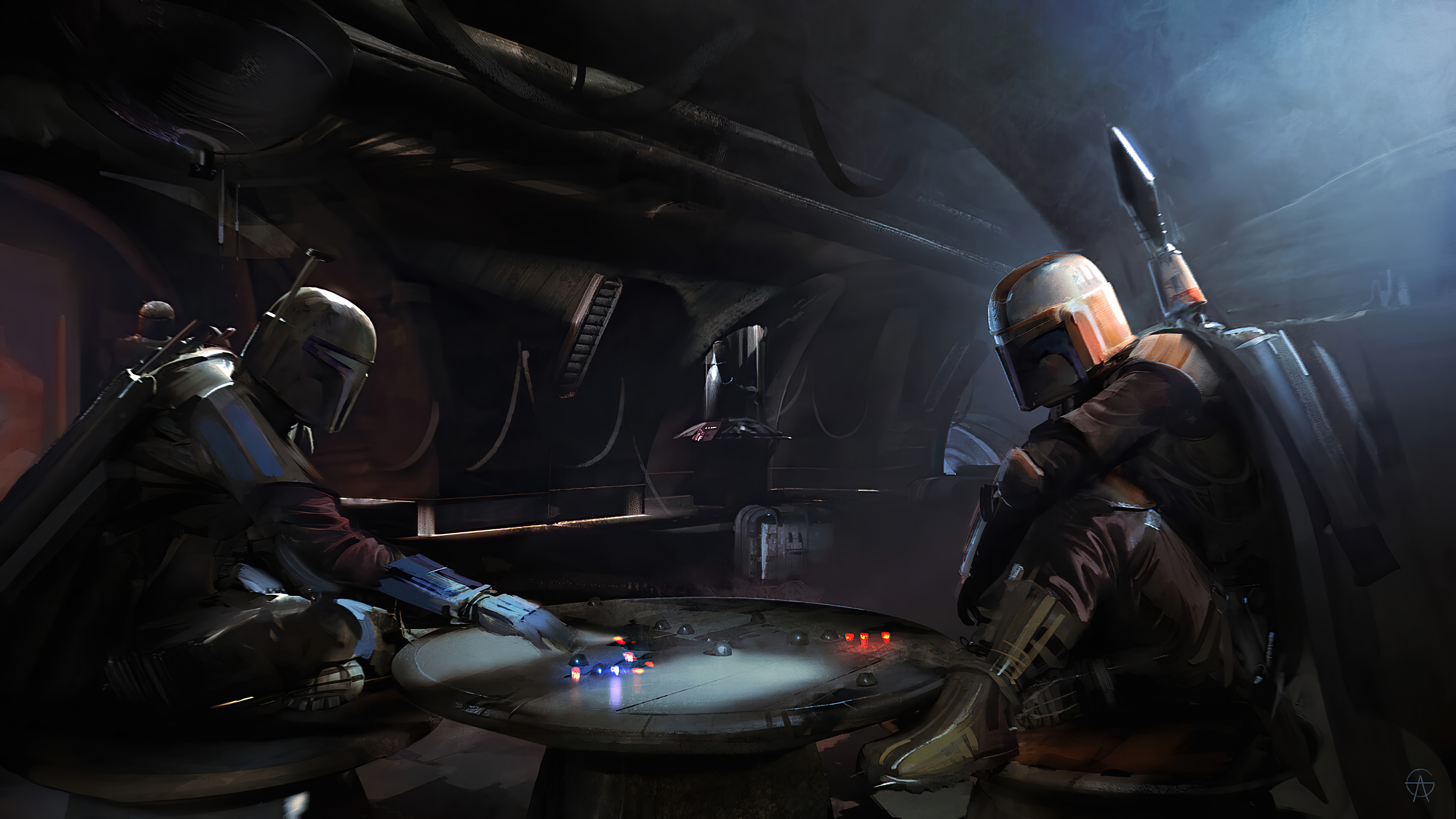 The Mandalorian Art 4K HD Wallpaper