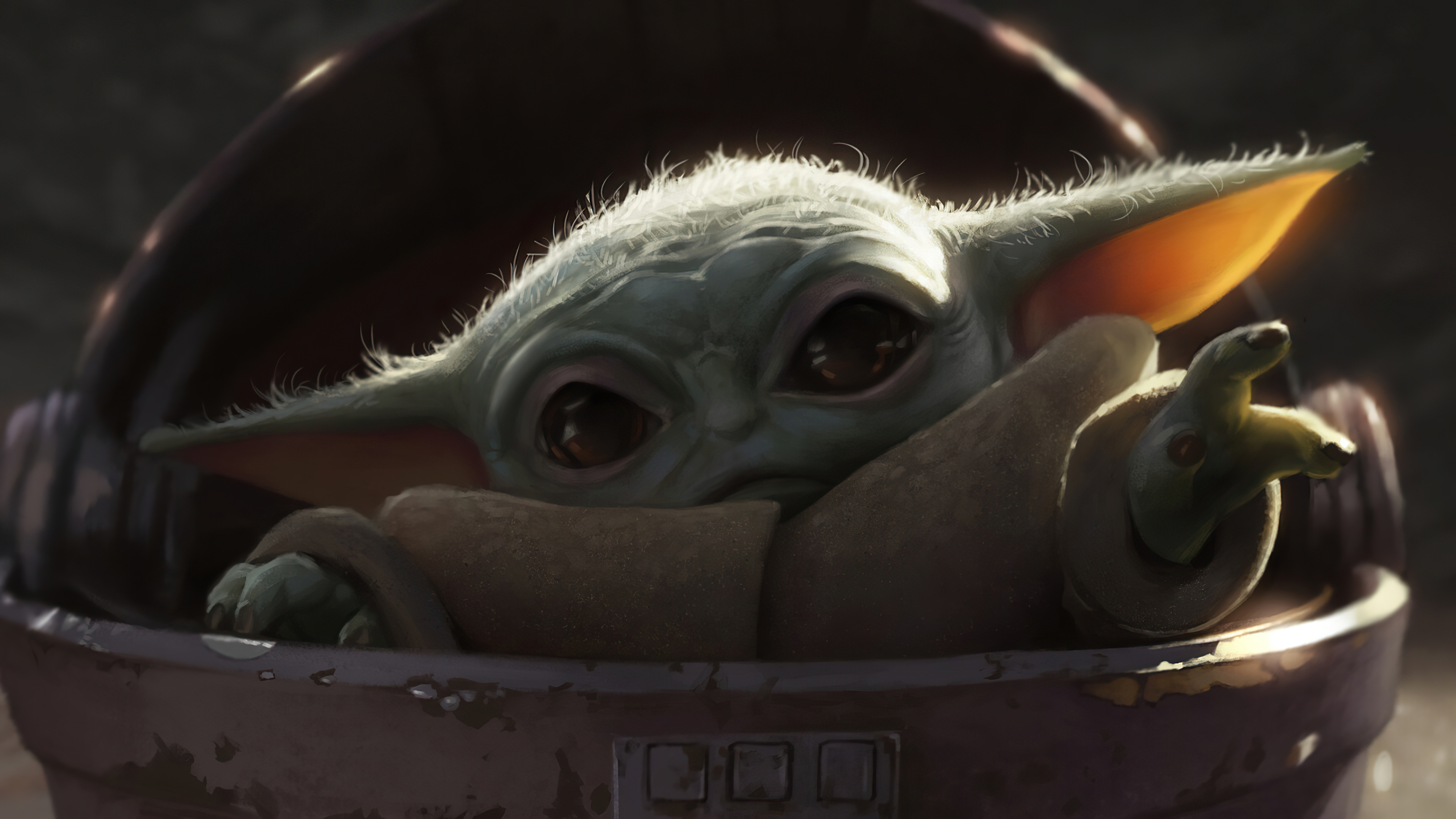 Baby Yoda, 4K HD Wallpaper