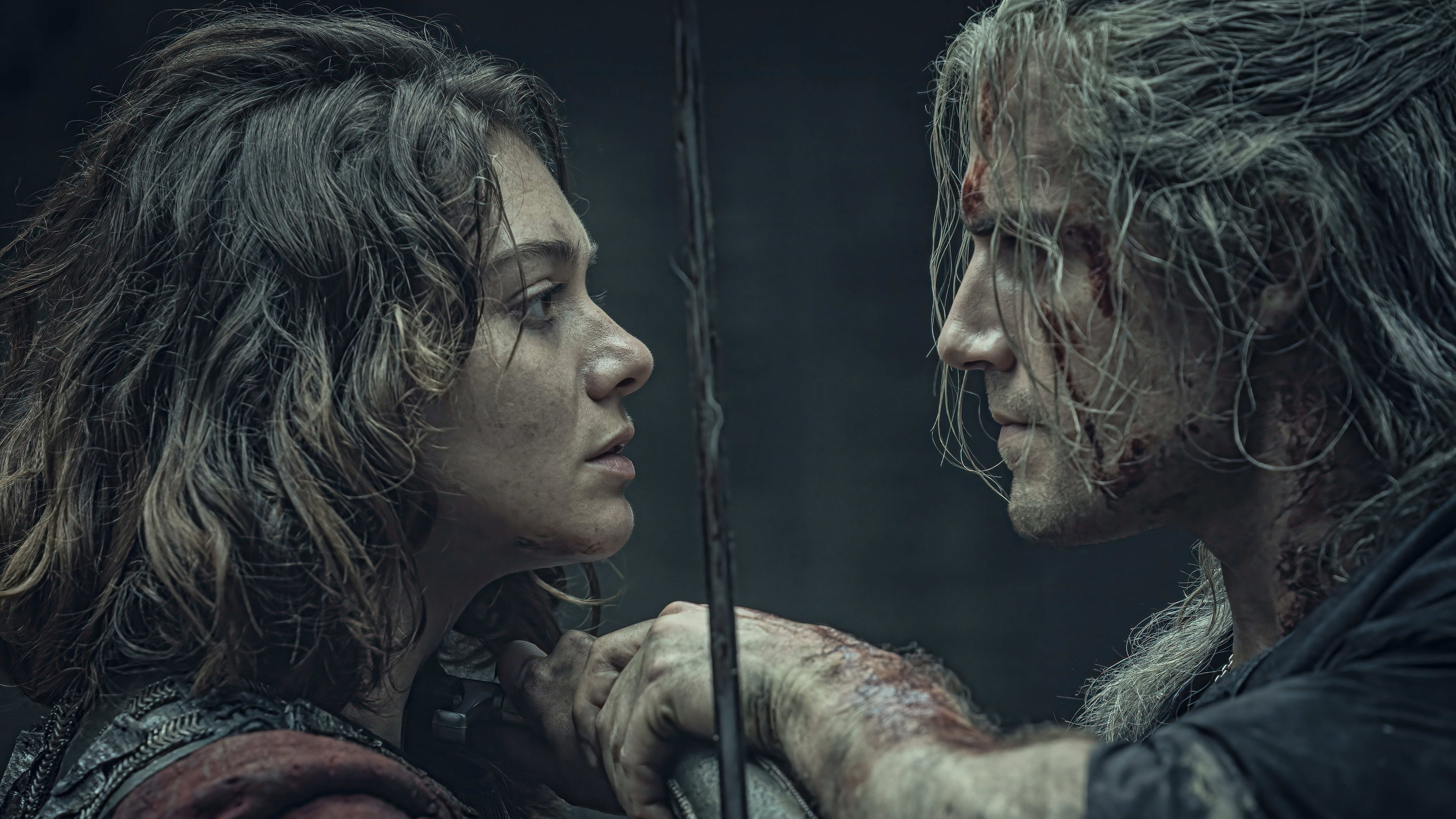 Geralt and Ciri from The Witcher HD Wallpaper
