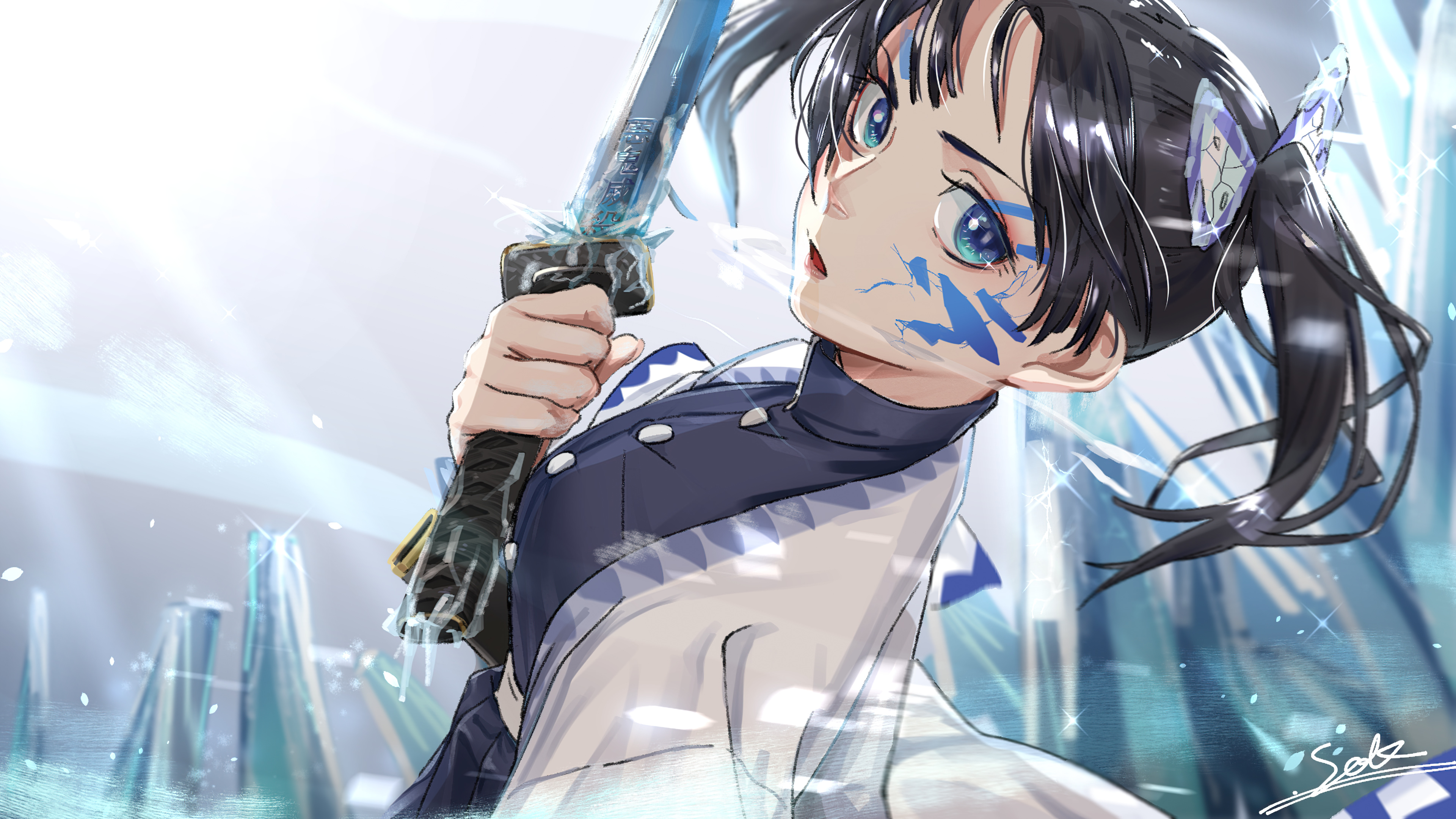 Aoi Kanzaki, Kimetsu no Yaiba, 4K HD Wallpaper