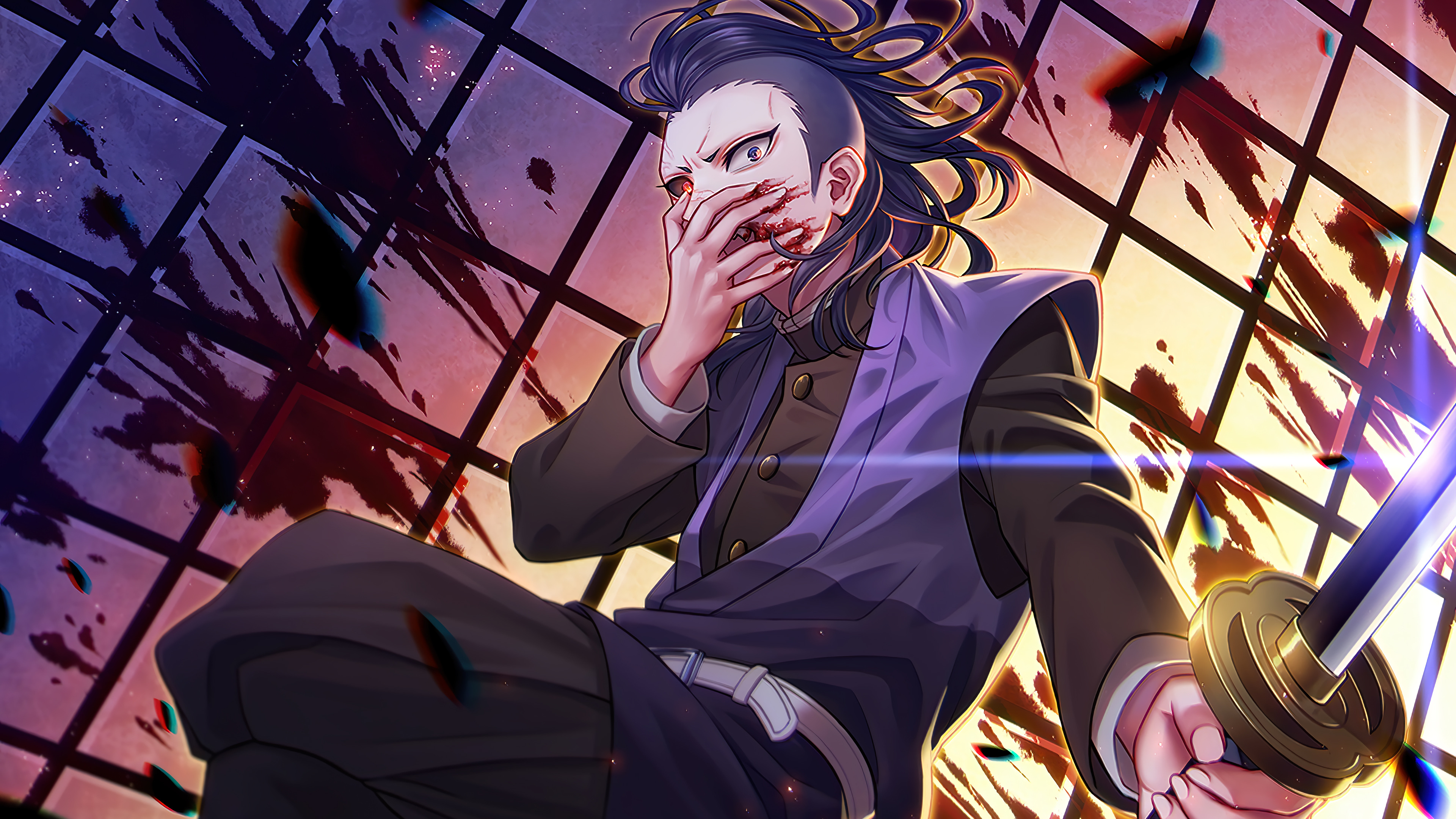 Genya Shinazugawa from Kimetsu no Yaiba 4K HD Wallpaper