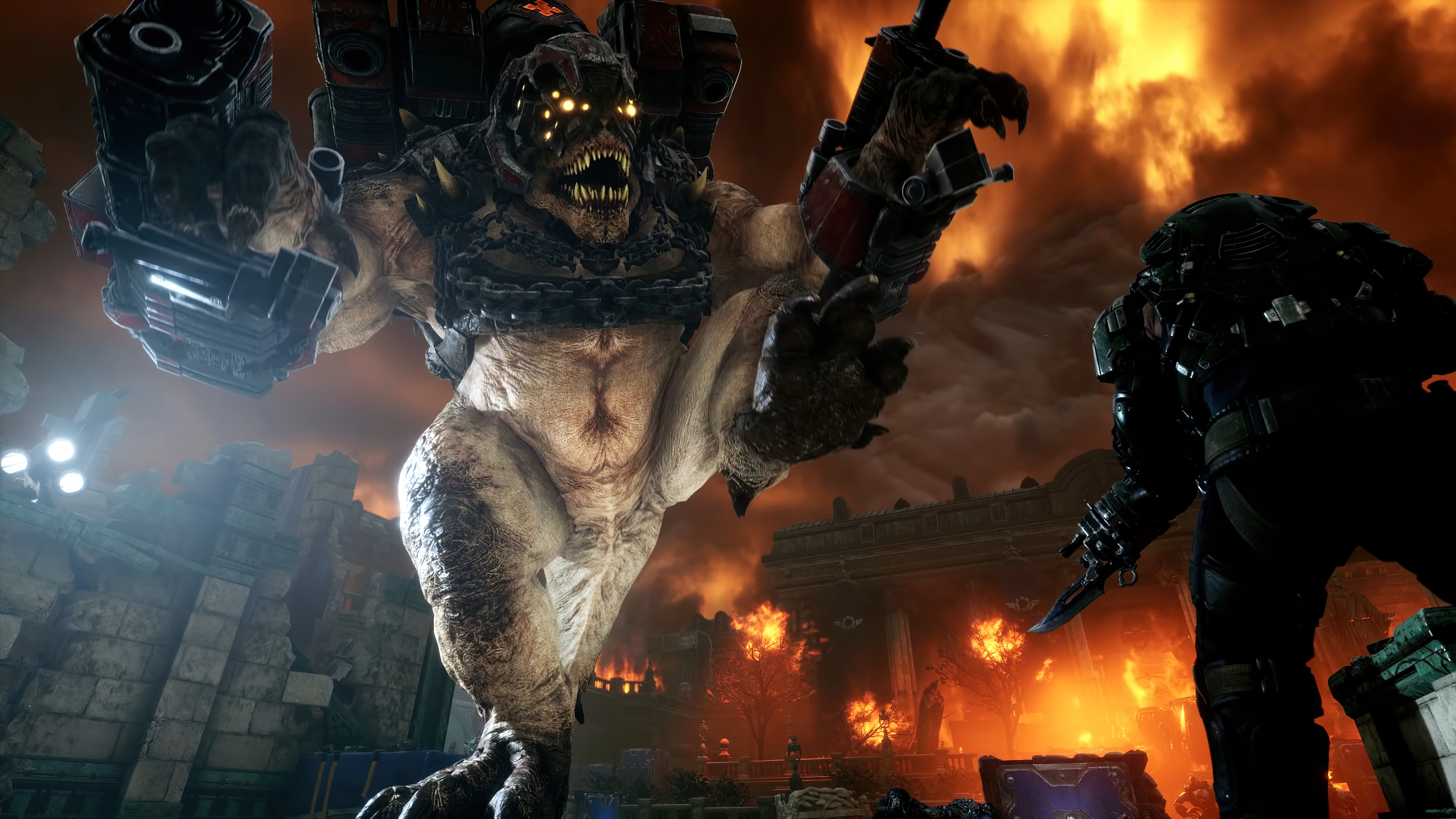 Brumak from Gears Tactics in 4K HD Wallpaper