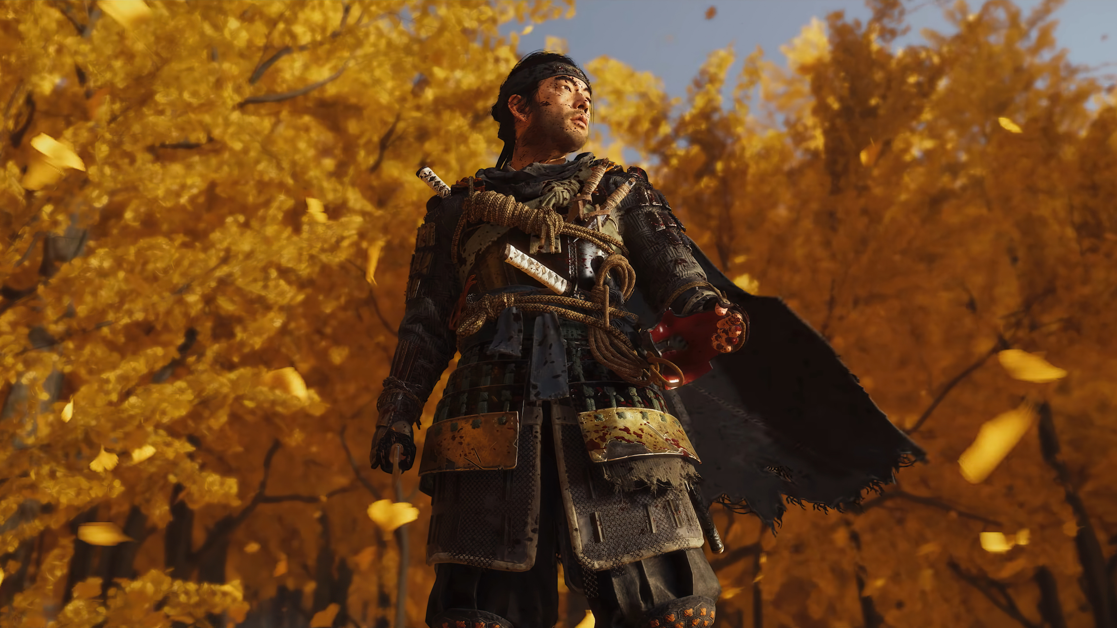 Jin Sakai from Ghost of Tsushima in 4K HD Wallpaper