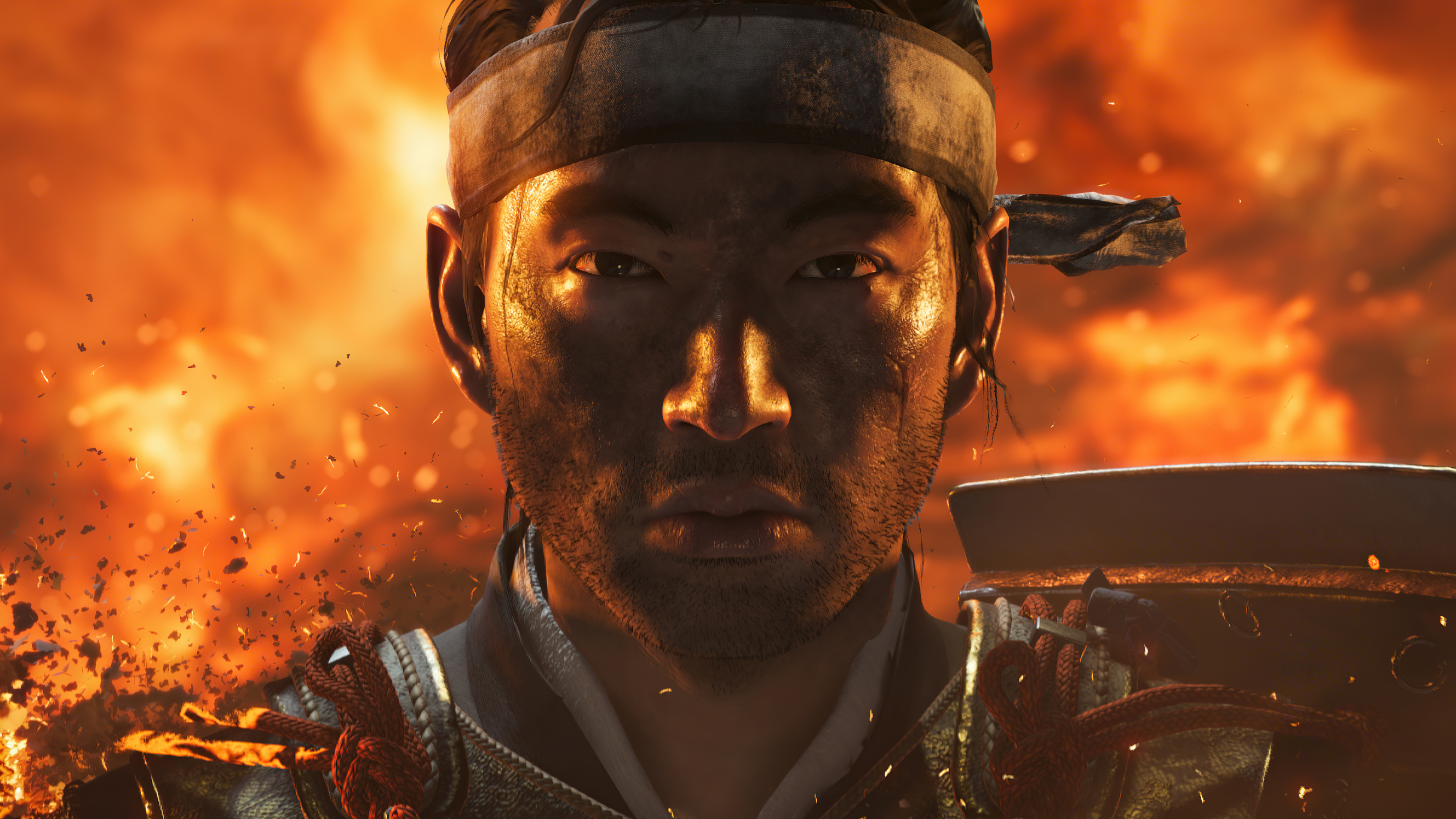 Jin Sakai from Ghost of Tsushima in 4K HD Wallpaper