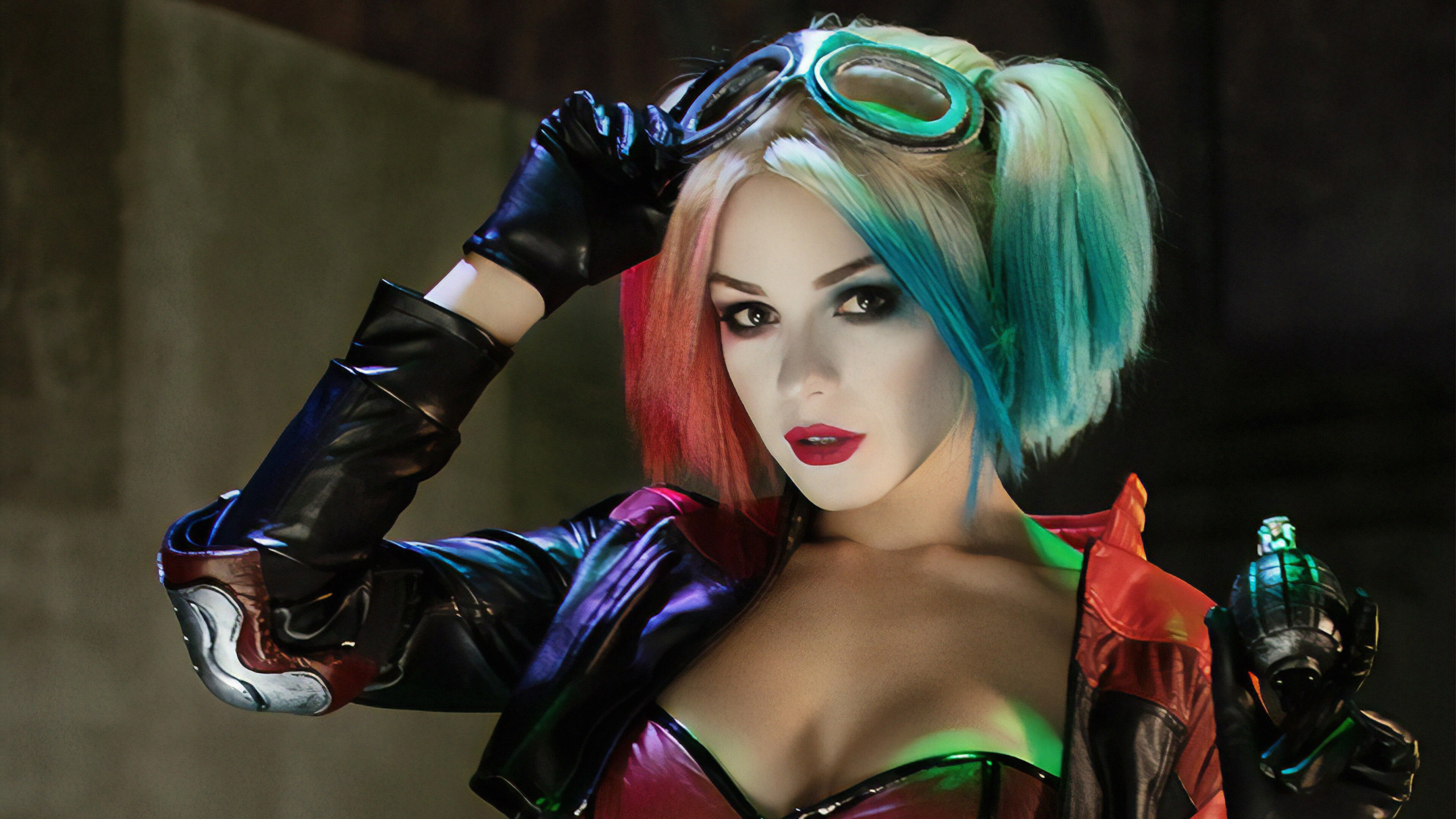 Harley Quinn Cosplay 4K HD Wallpaper