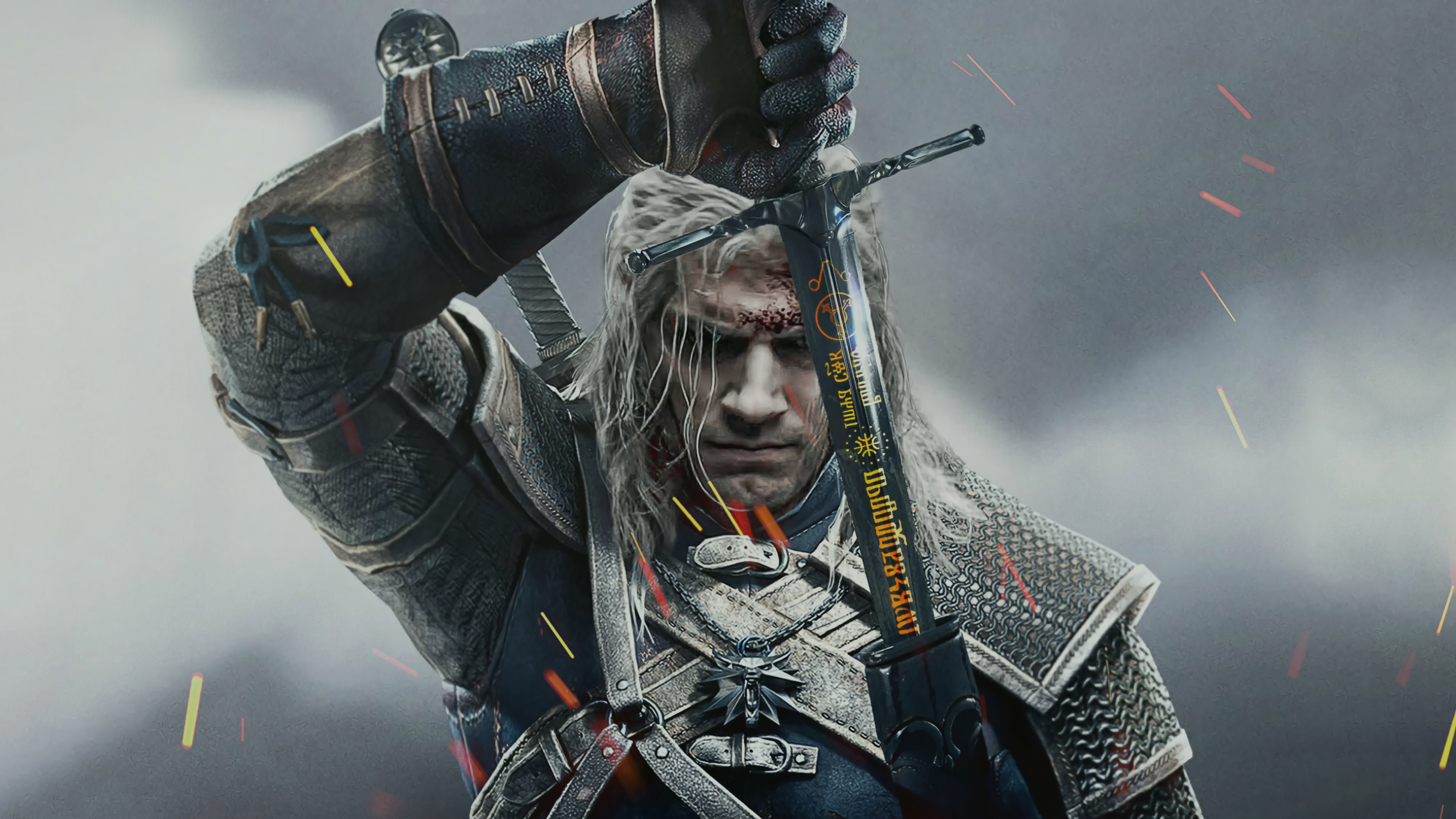 Geralt The Witcher Henry Cavill Netflix 4k Phone HD Wallpaper