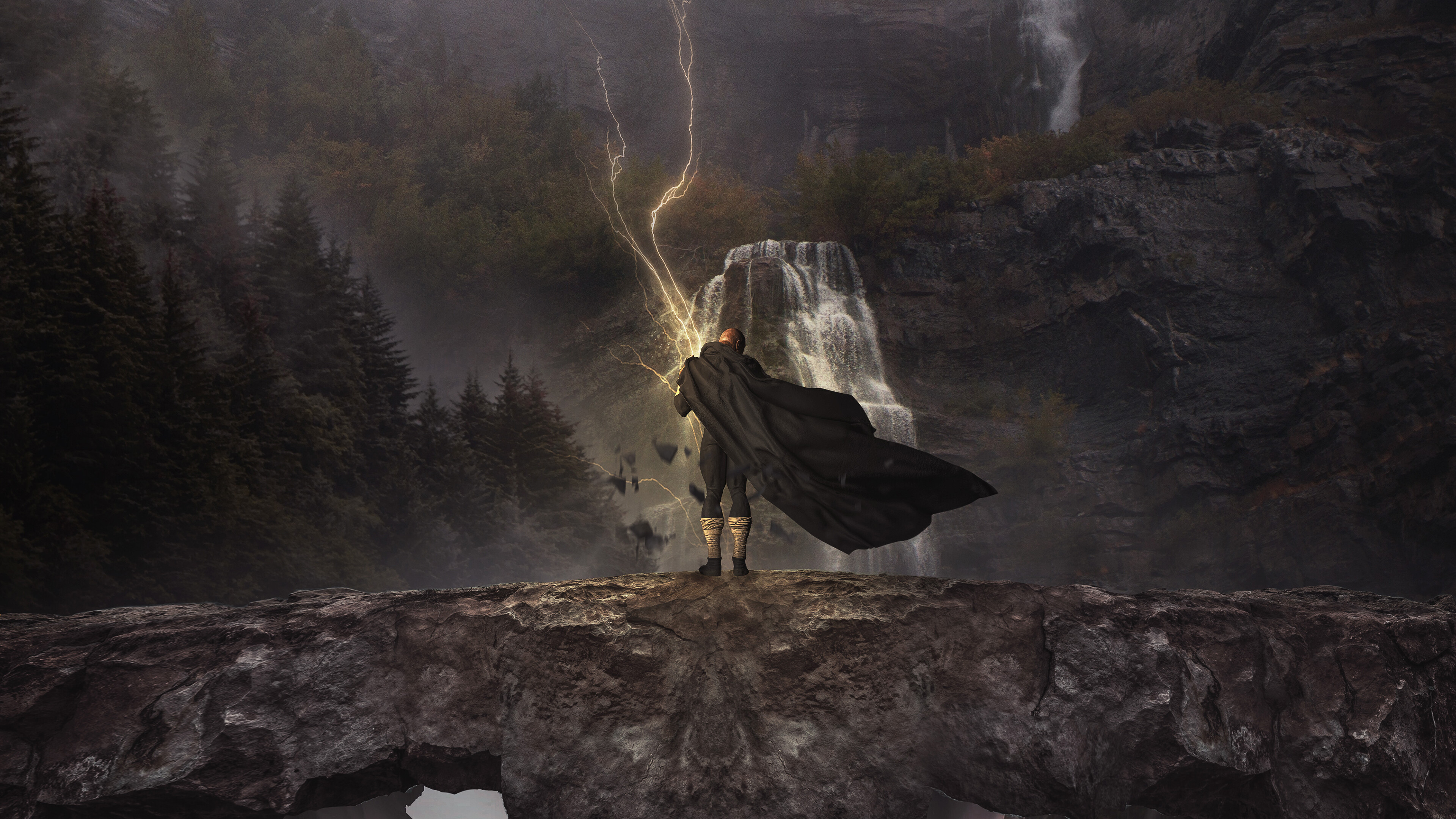 Black Adam from Movie 4K HD Wallpaper