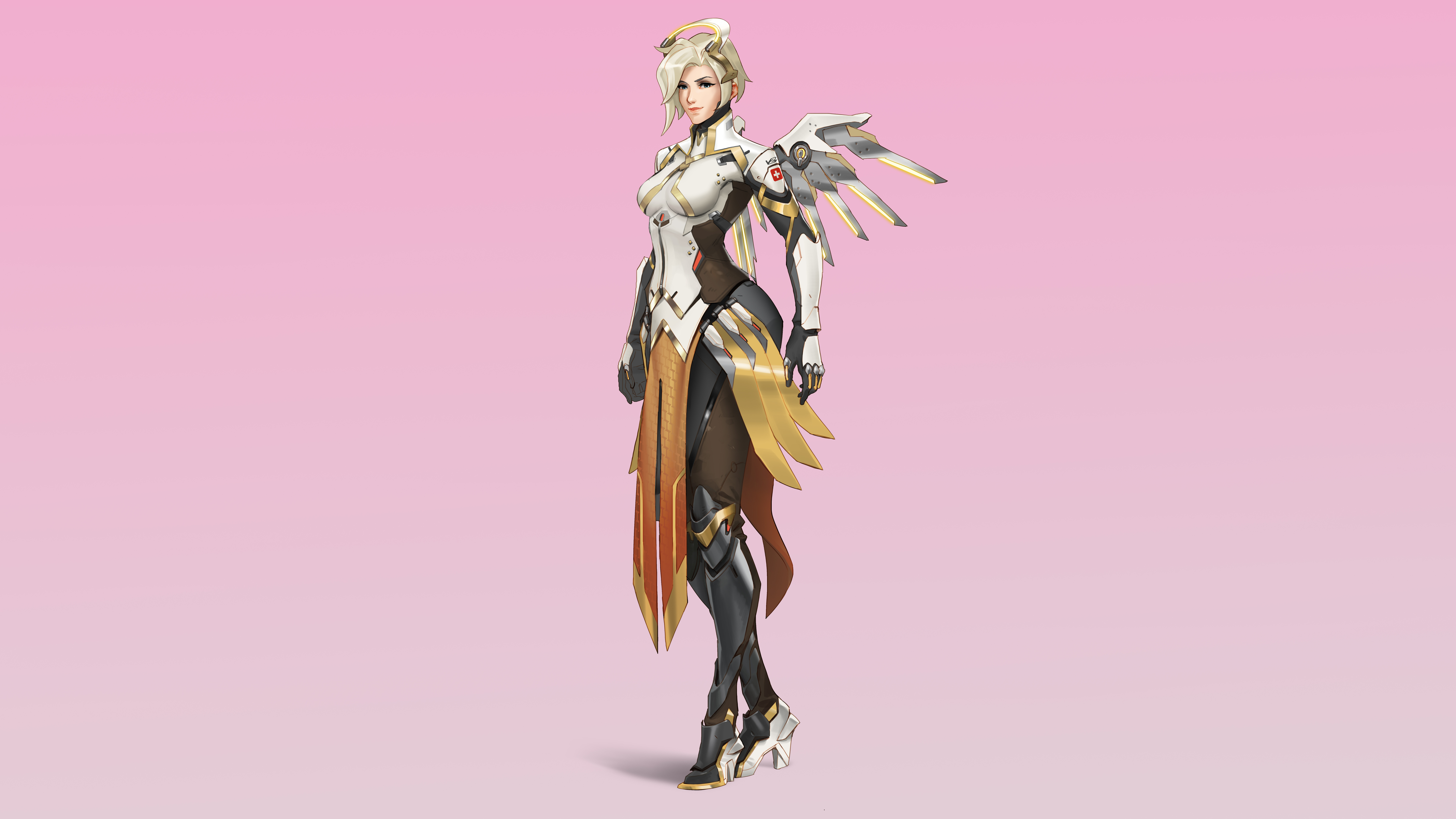 Mercy from Overwatch HD Wallpaper
